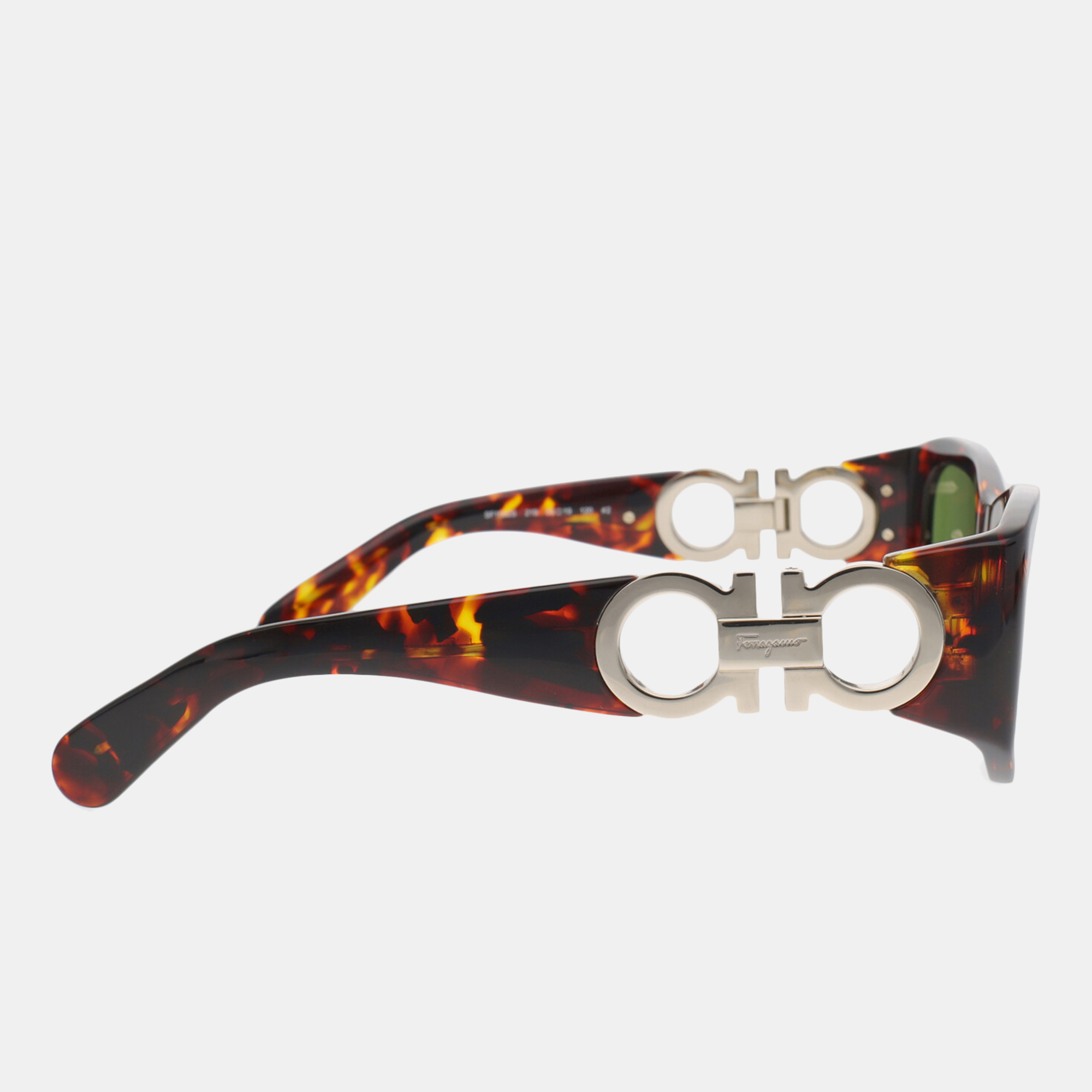 Salvatore Ferragamo  Women's Synthetic Fibers Cat-Eye Frame Sunglasses - Brown - One Size