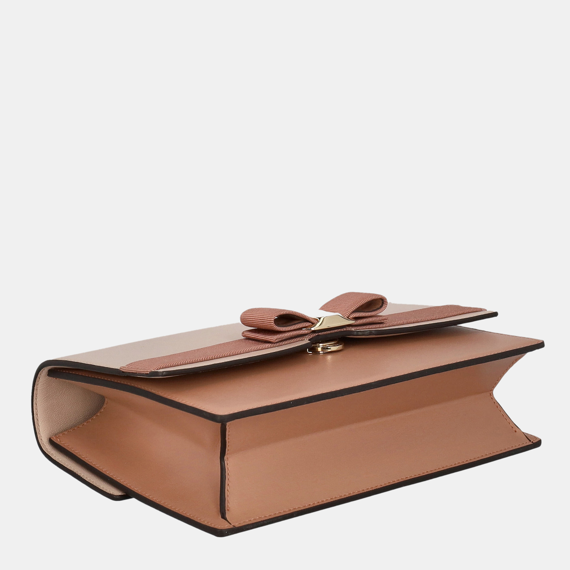 Salvatore Ferragamo  Women's Leather Hobo Bag - Beige - One Size