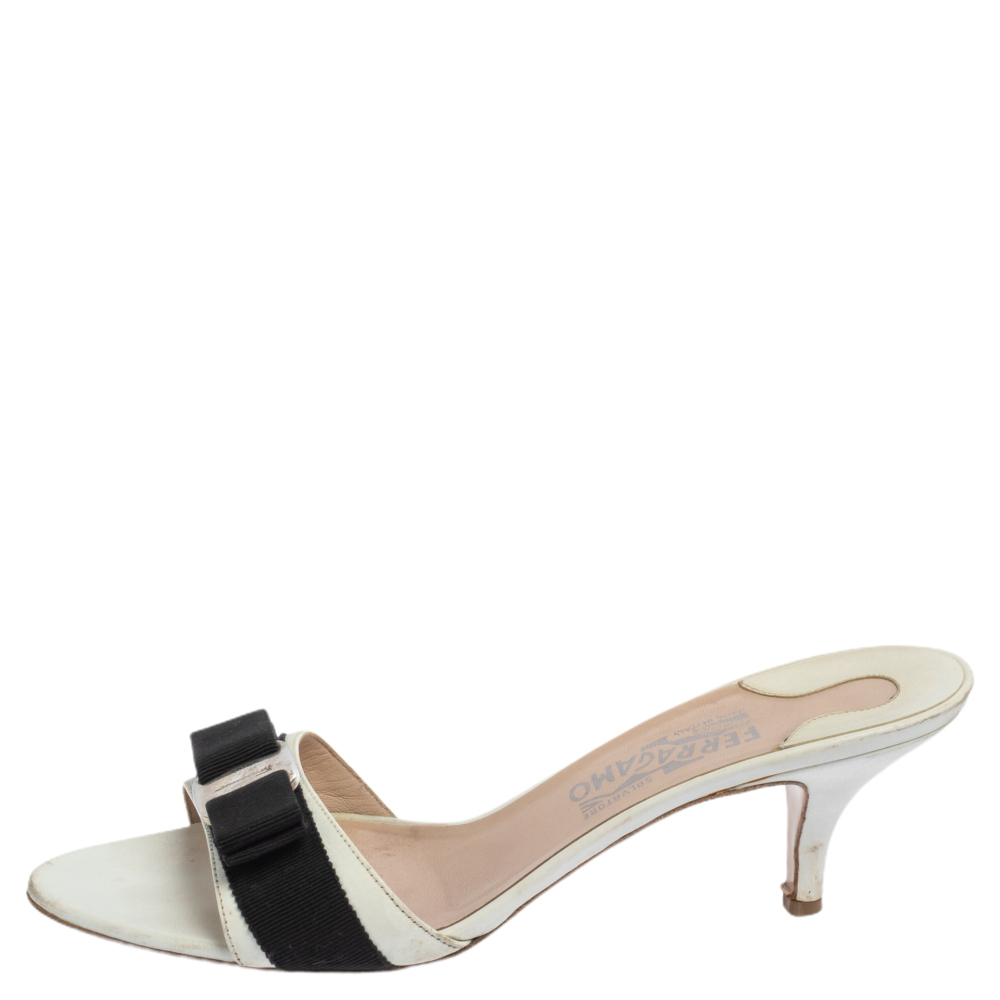 salvatore ferragamo white sandals