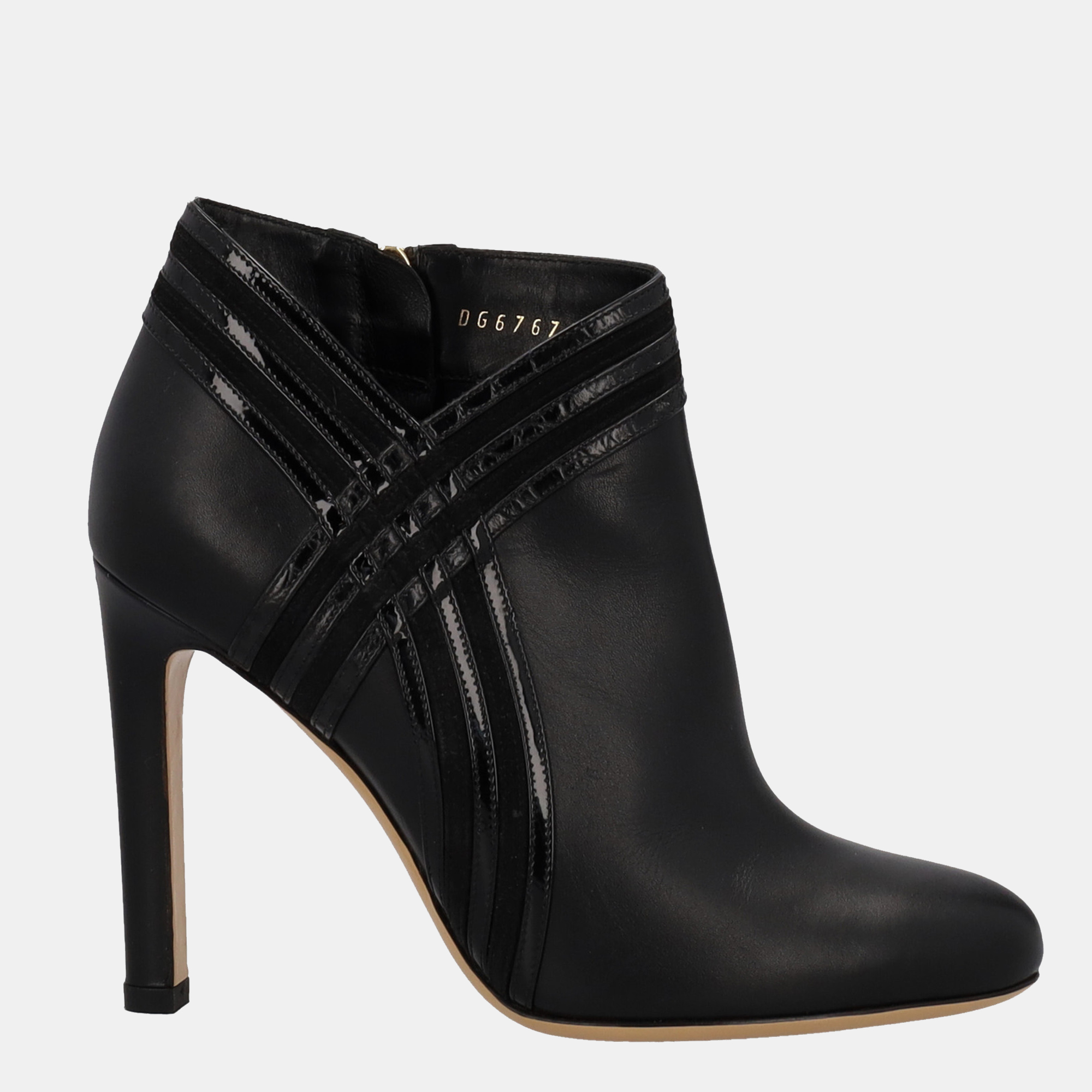 Salvatore Ferragamo  Women's Leather Ankle Boots - Black - EU 36