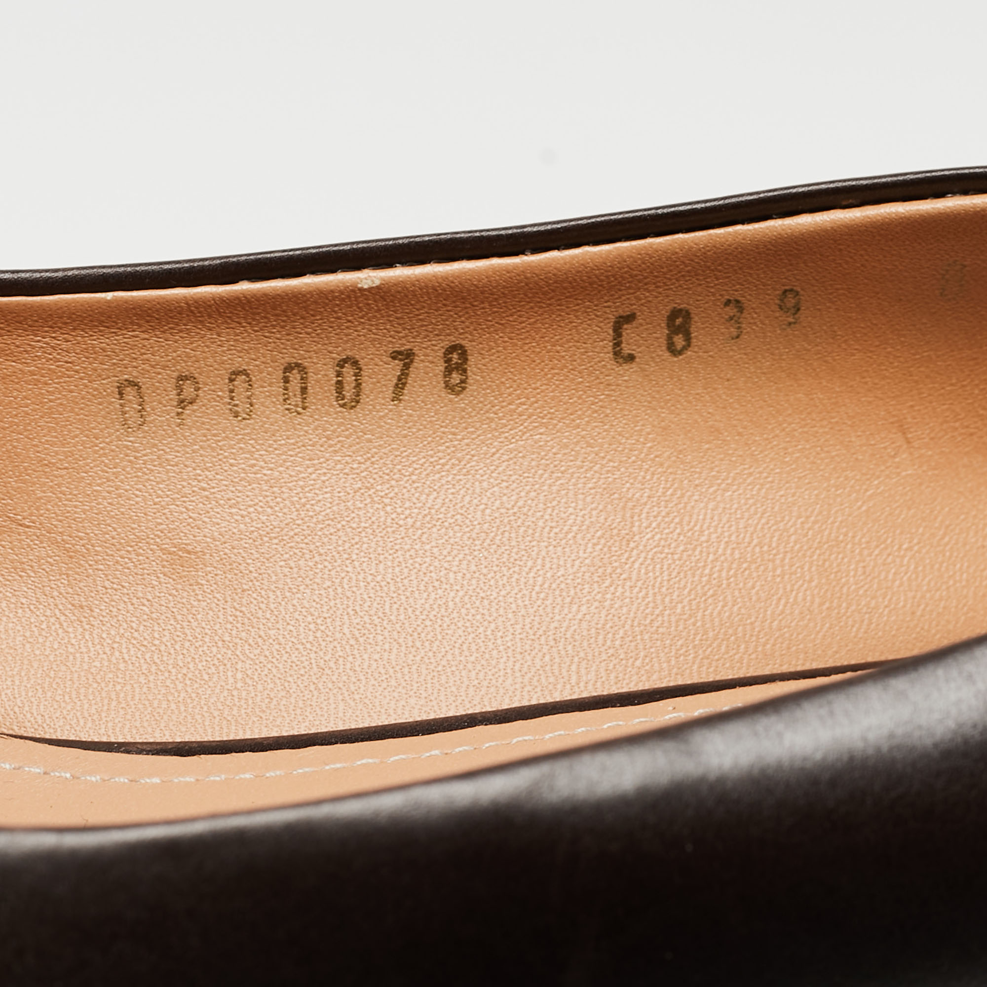Salvatore Ferragamo Brown Leather Vara Bow  Pumps Size 38.5