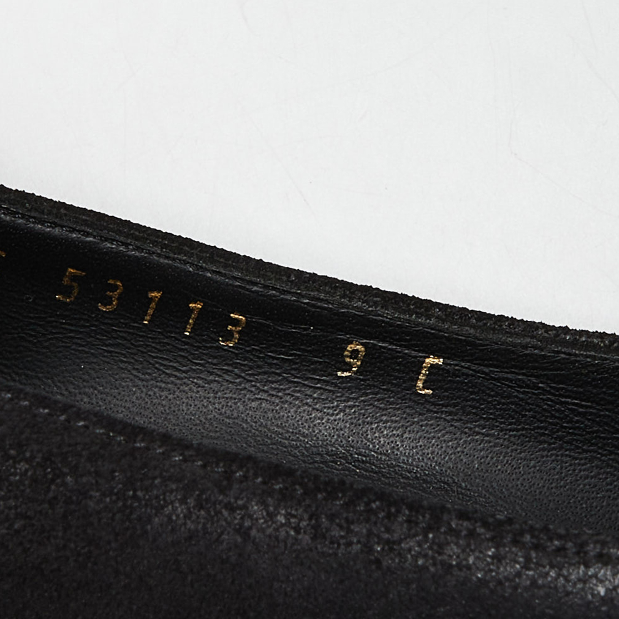 Salvatore Ferragamo Black Nubuck Leather Pointed Toe Pumps Size 39.5