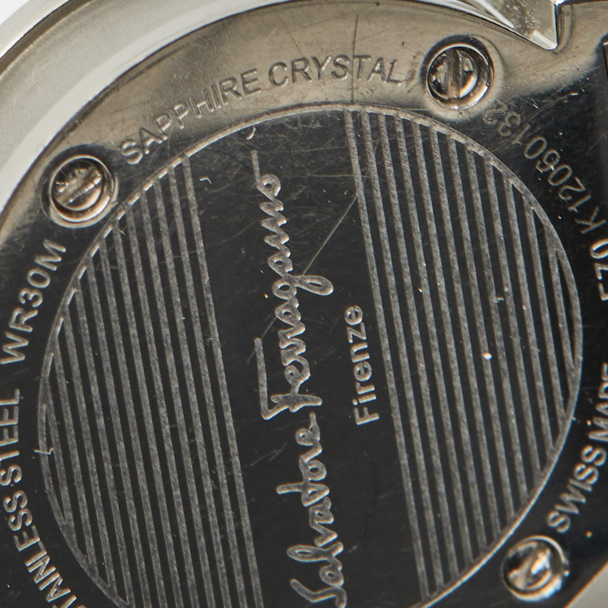Salvatore Ferragamo Mother Of Pearl Stainless Steel F70 Women's Wristwatch 24 Mm