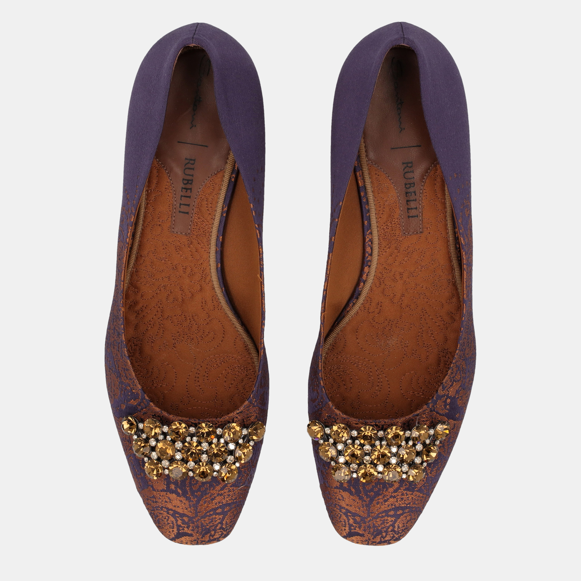 Santoni  Women's Fabric Heels - Orange - EU 38