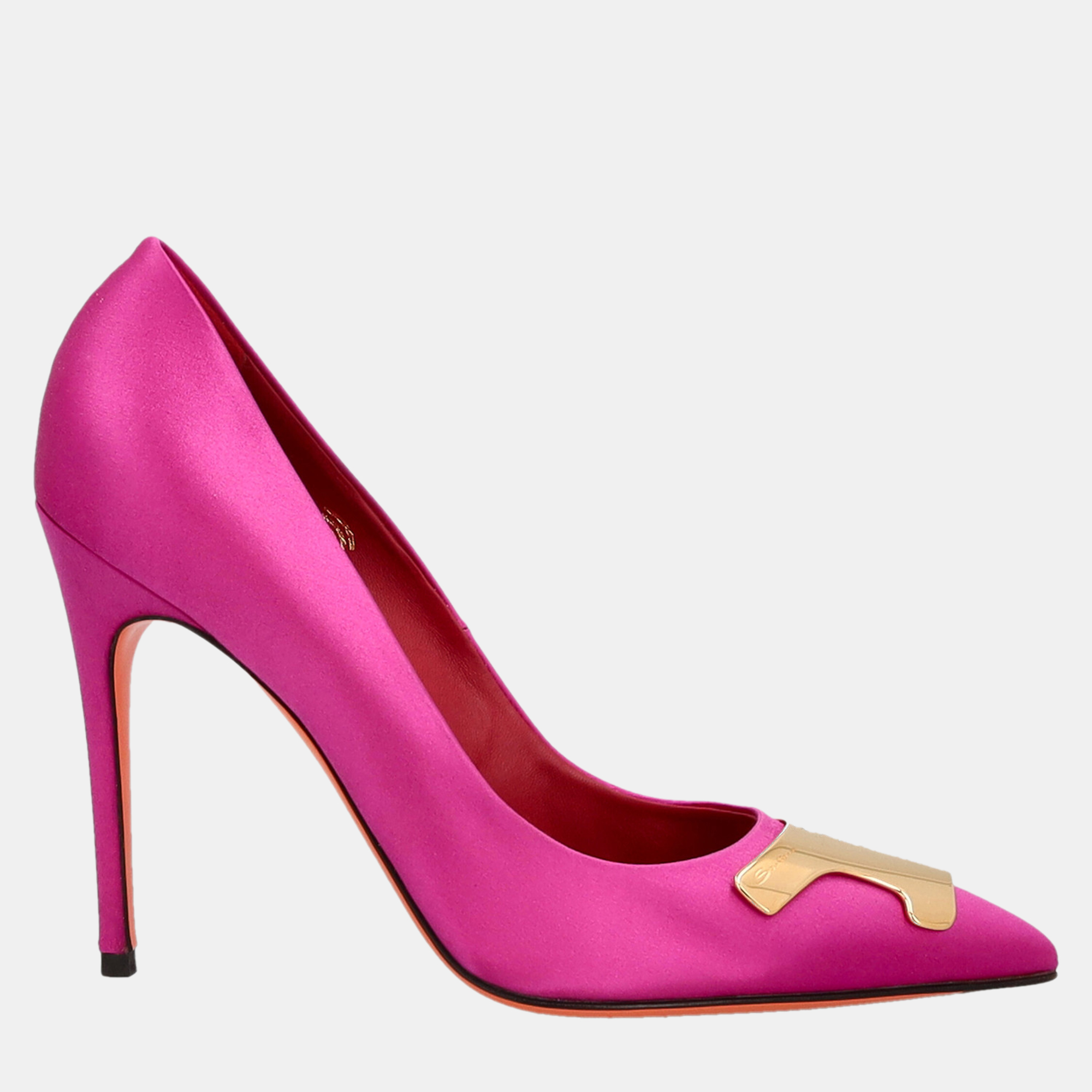 Santoni  Women's Fabric Heels - Purple - EU 39