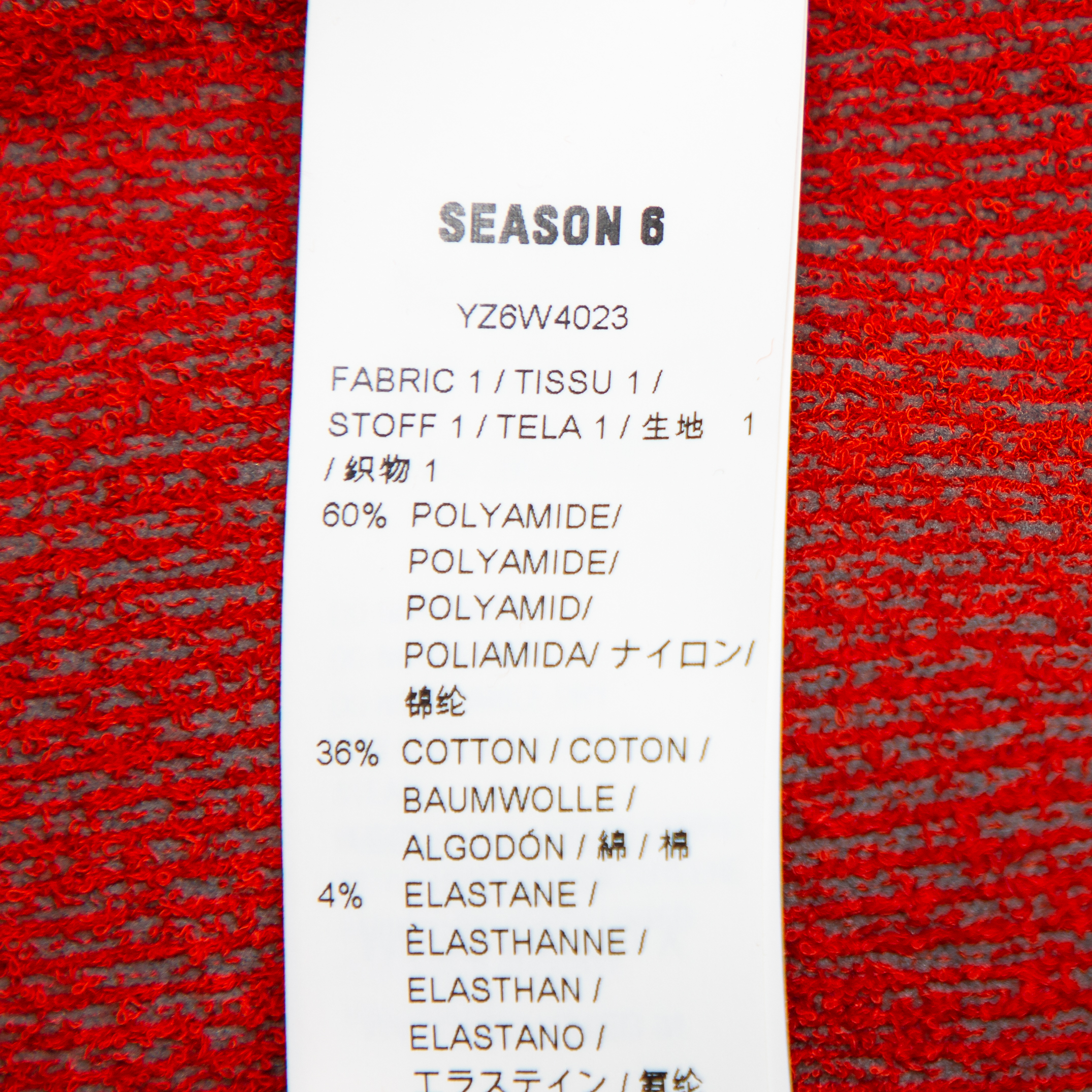 Season 6 Yeezy Red Knit Akira Tank Mini Dress L