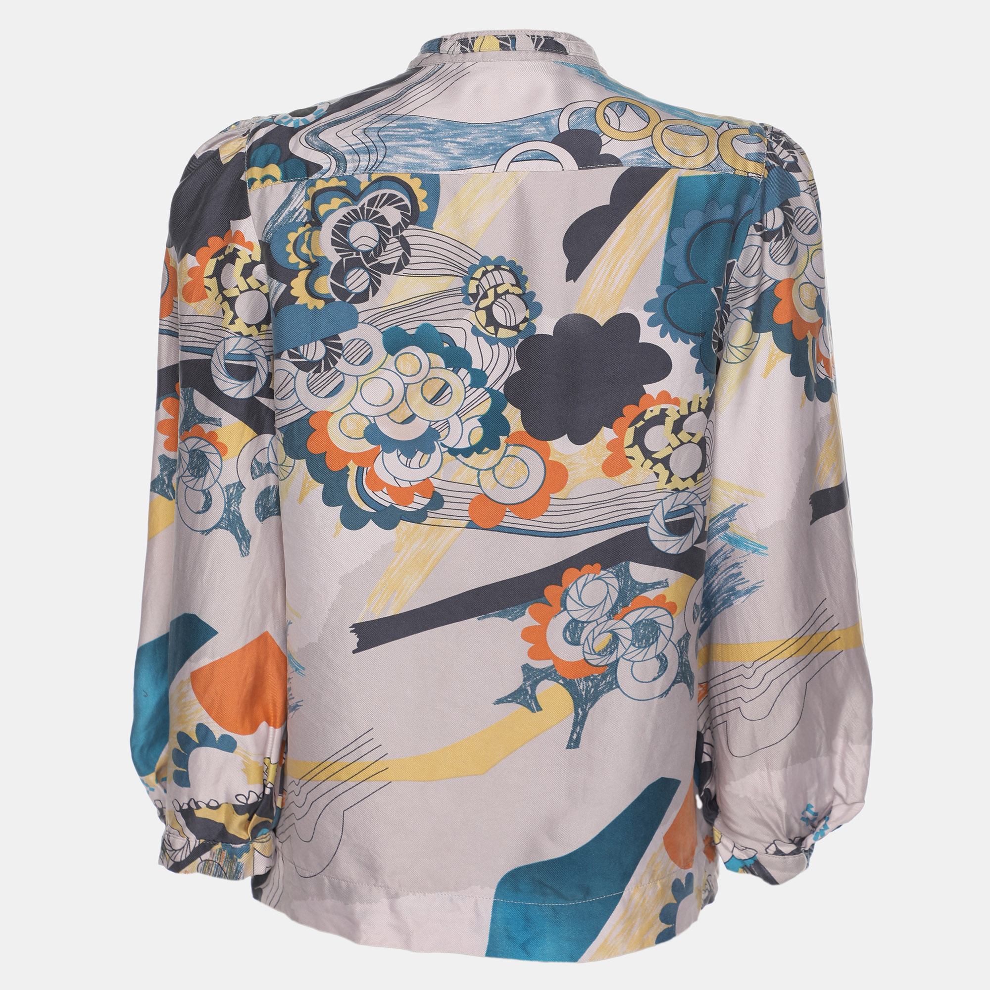 See By Chloe Multicolor Silk Blouse M