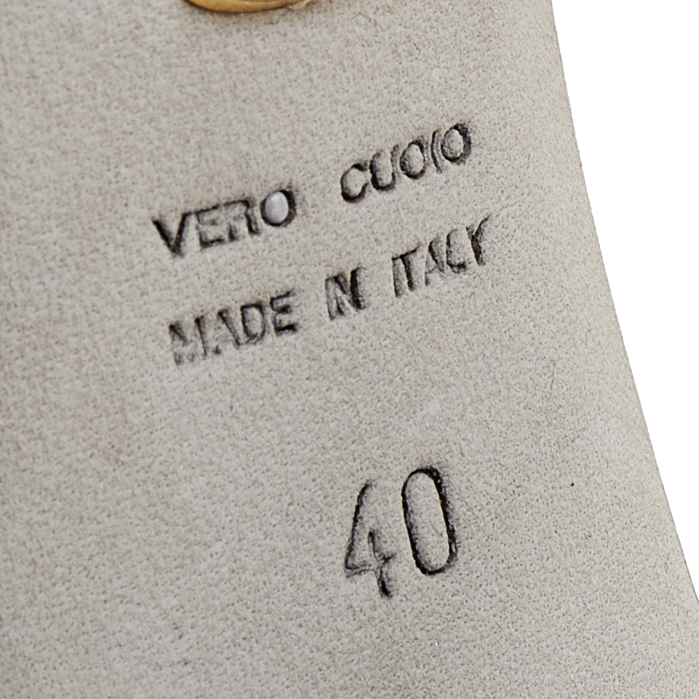 Sergio Rossi Multicolor Patent Leather T-Strap Platform Sandals Size 40