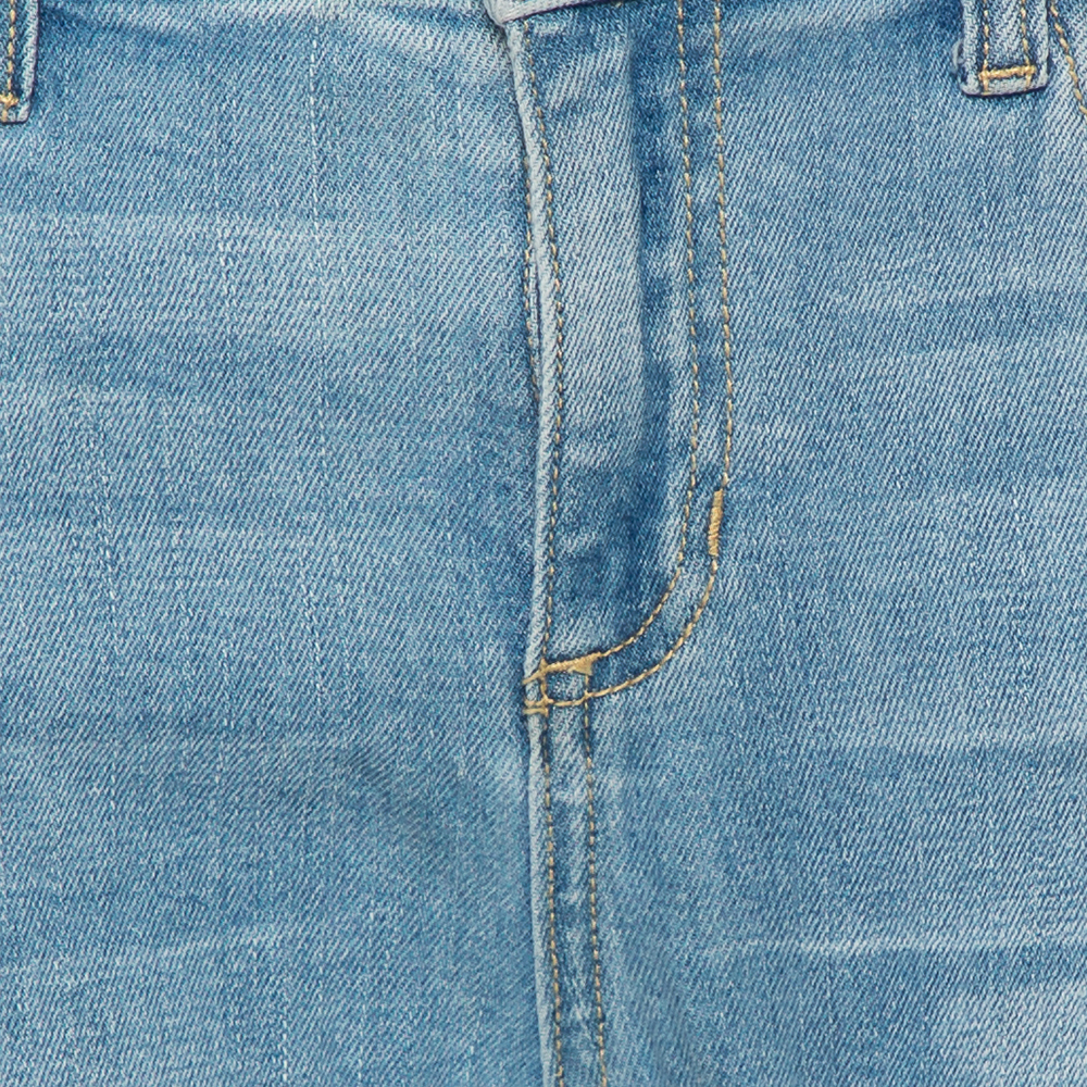 Sneak Peek Blue Denim Distressed Skinny Jeans M