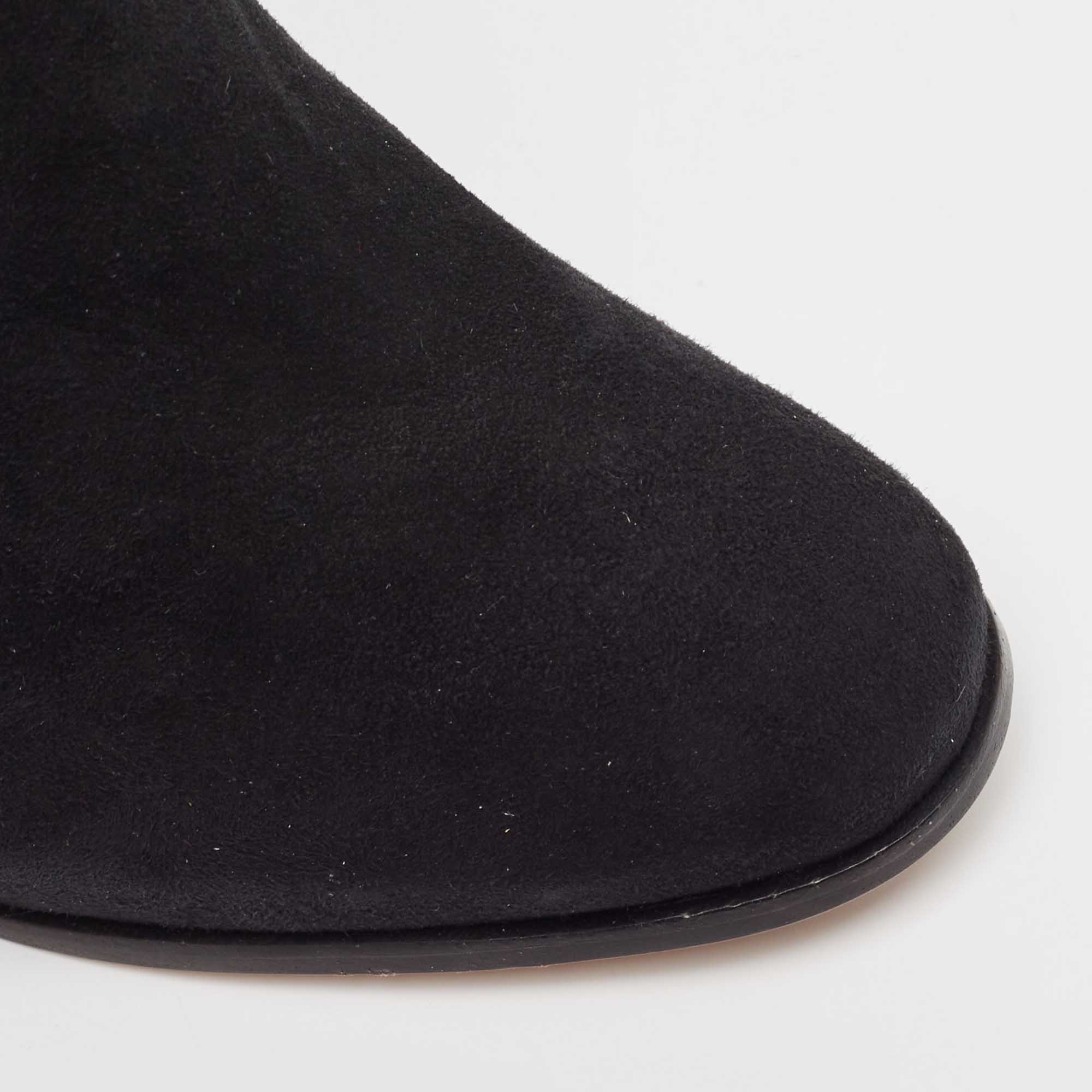 Sophia Webster Black Suede Felicity Ankle Boots Size 41.5