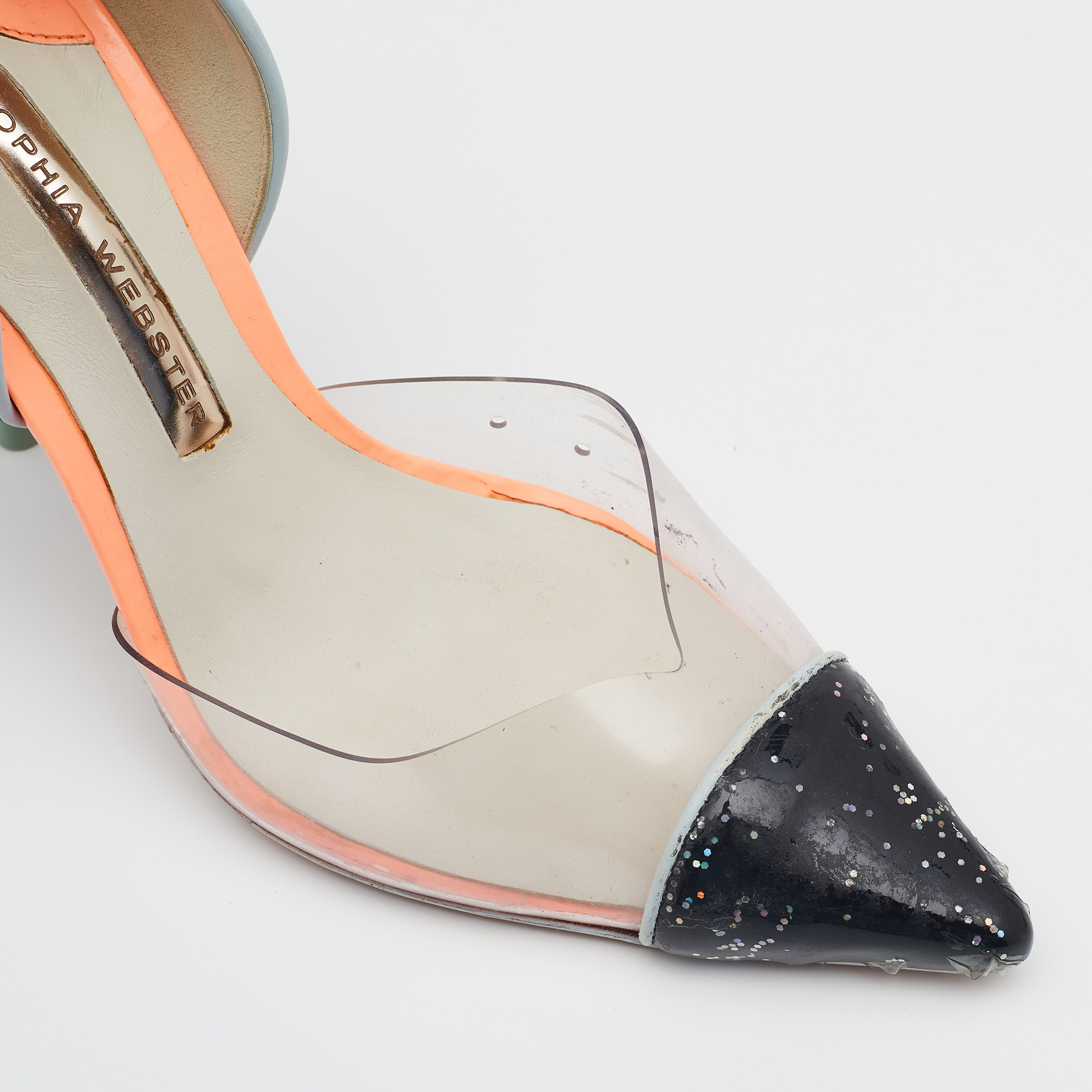 Sophia Webster Multicolor Patent Leather And PVC Jessica Pumps Size 36