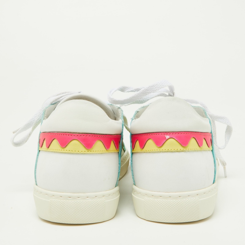 Sophia Webster Multicolor Leather Riko Sneakers Size 38.5