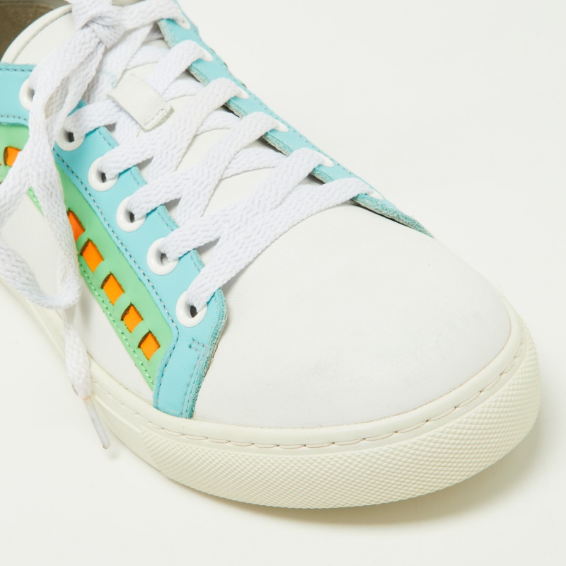Sophia Webster Multicolor Leather Riko Sneakers Size 38.5