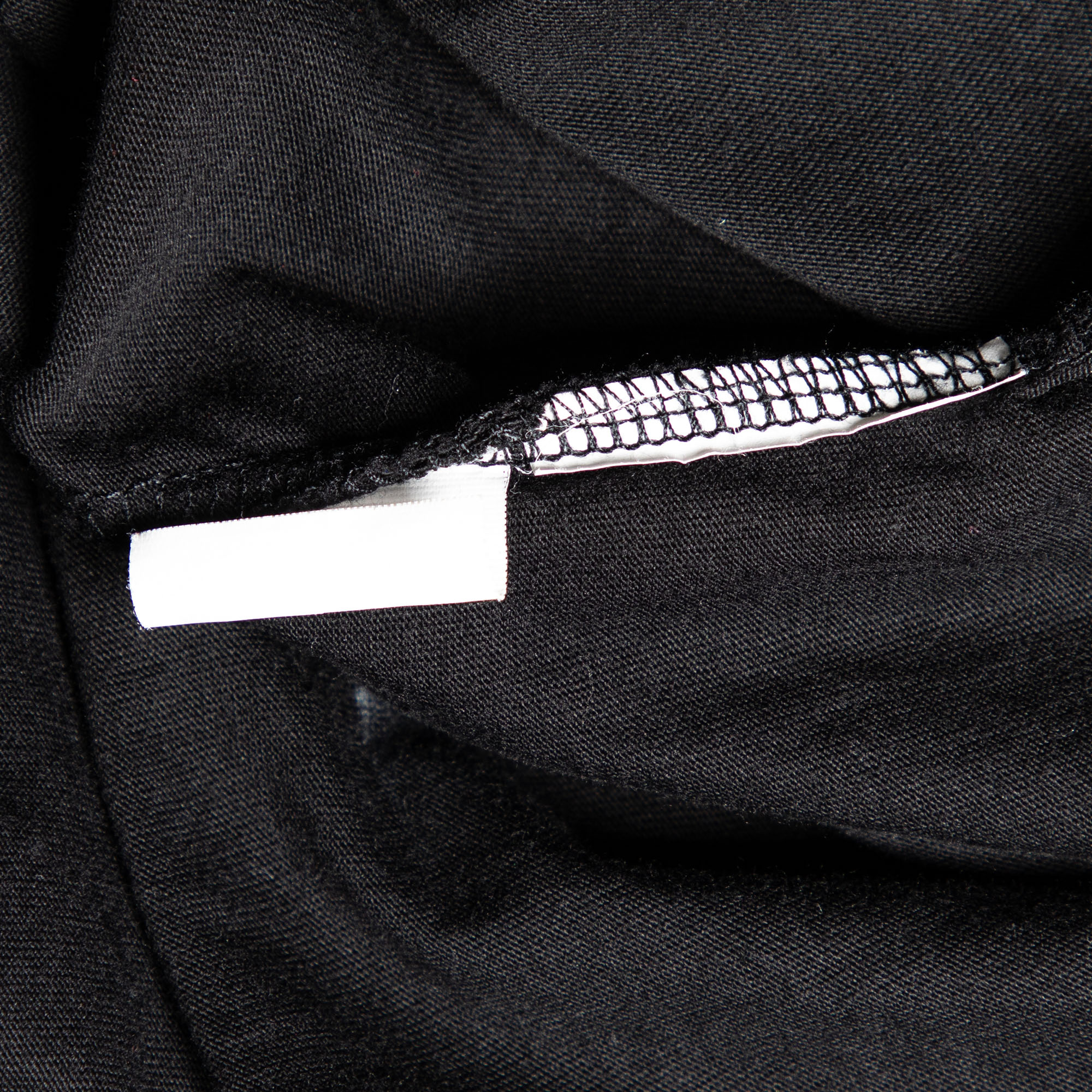 Sportmax Black Cotton Knit Ruffle Detail Top M