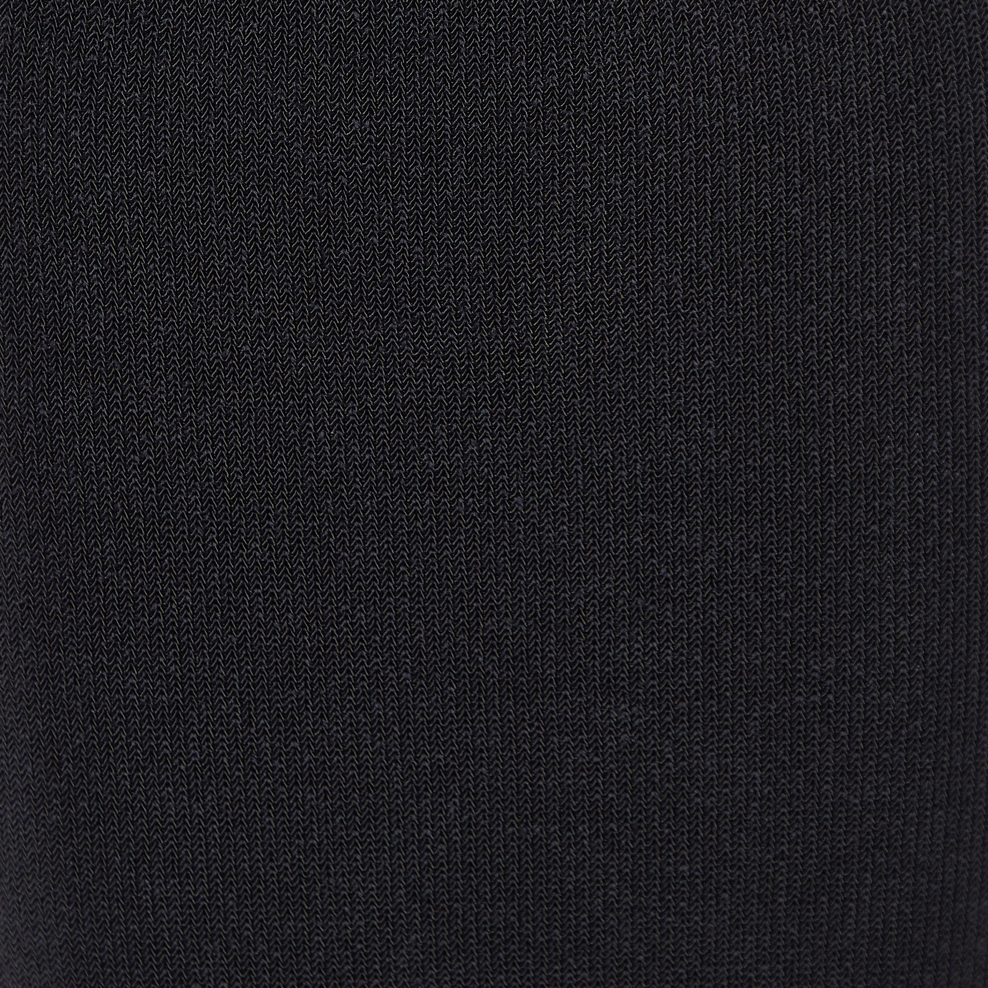Sportmax Black Cotton Blend Knit Midi Skirt M