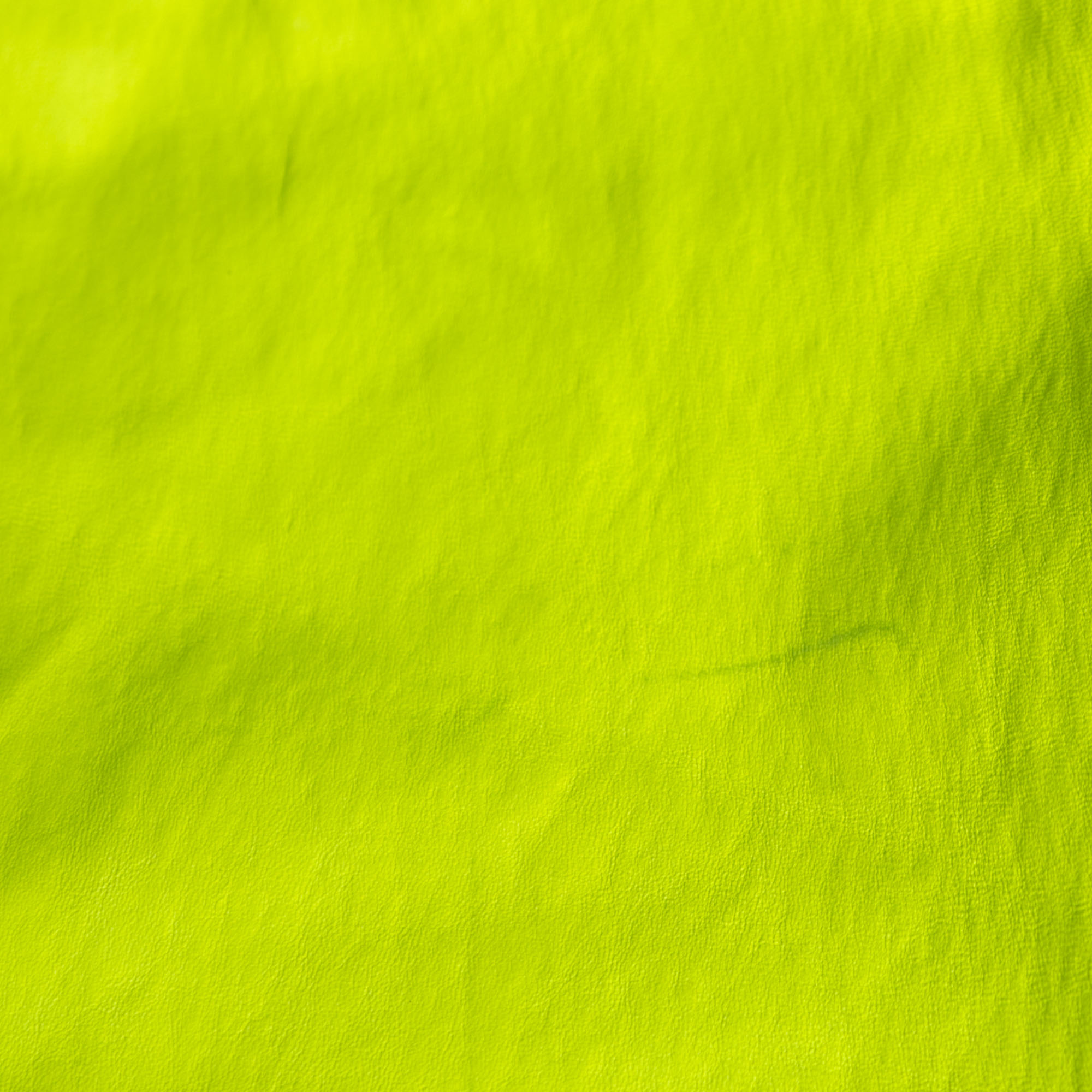 Sprwmn Neon Yellow Leather Shorts L