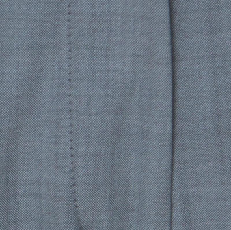 St. John Grey Wool Blend Straight Fit Trousers XL