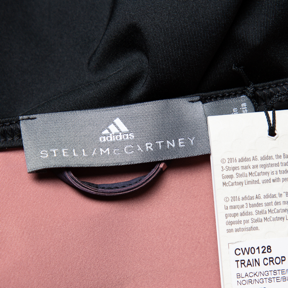 Stella McCartney Adidas Grey Train Crop Tee L