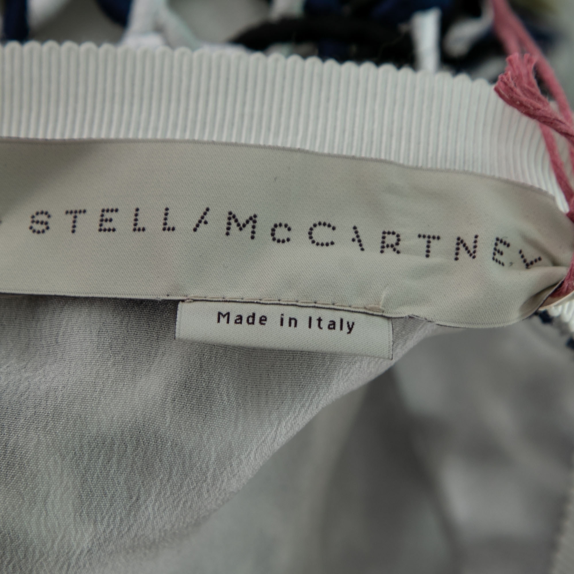 Stella McCartney Multicolor Interloop Cutwork Mini Skirt M