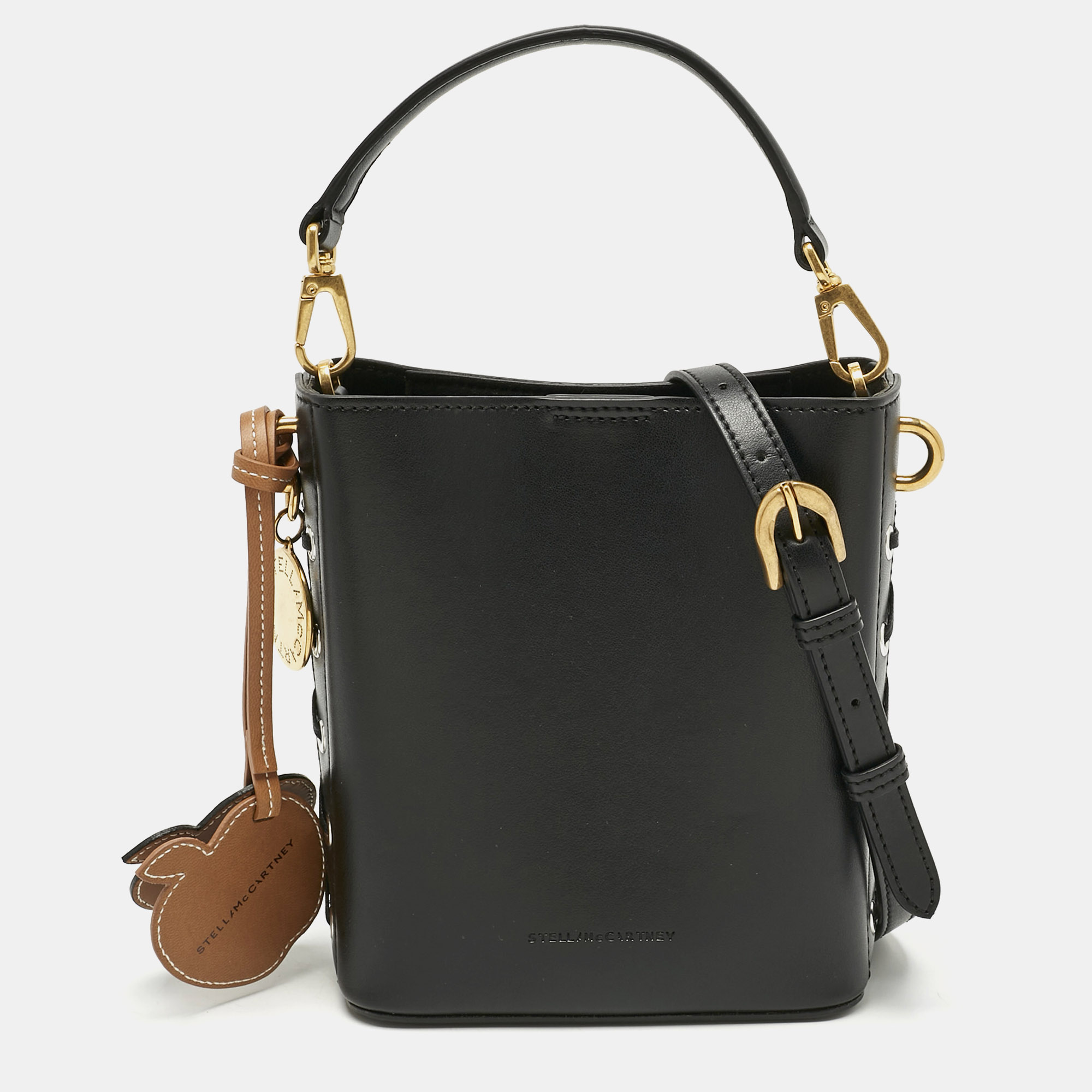 Faux Leather Whipstitched Bucket Bag - Stella McCartney - Modalova