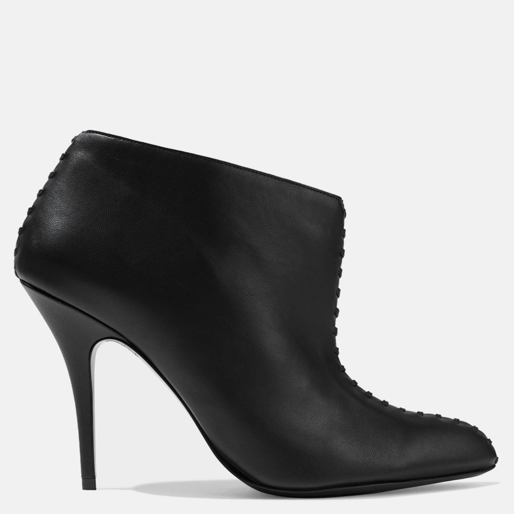 

Stella Mccartney Faux Leather Ankle Booties Size, Black