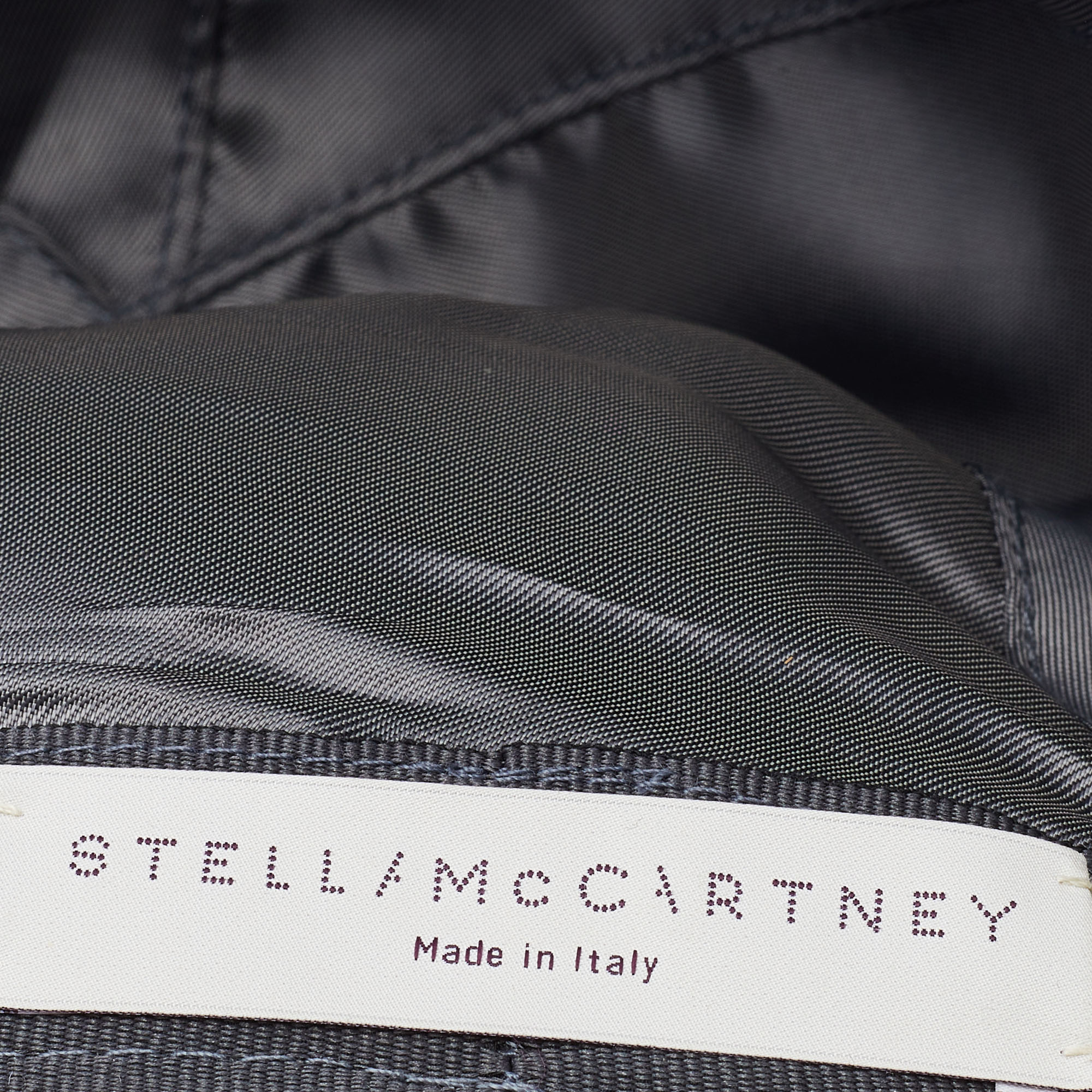 Stella McCartney Grey Wool Felt Baseball Cap