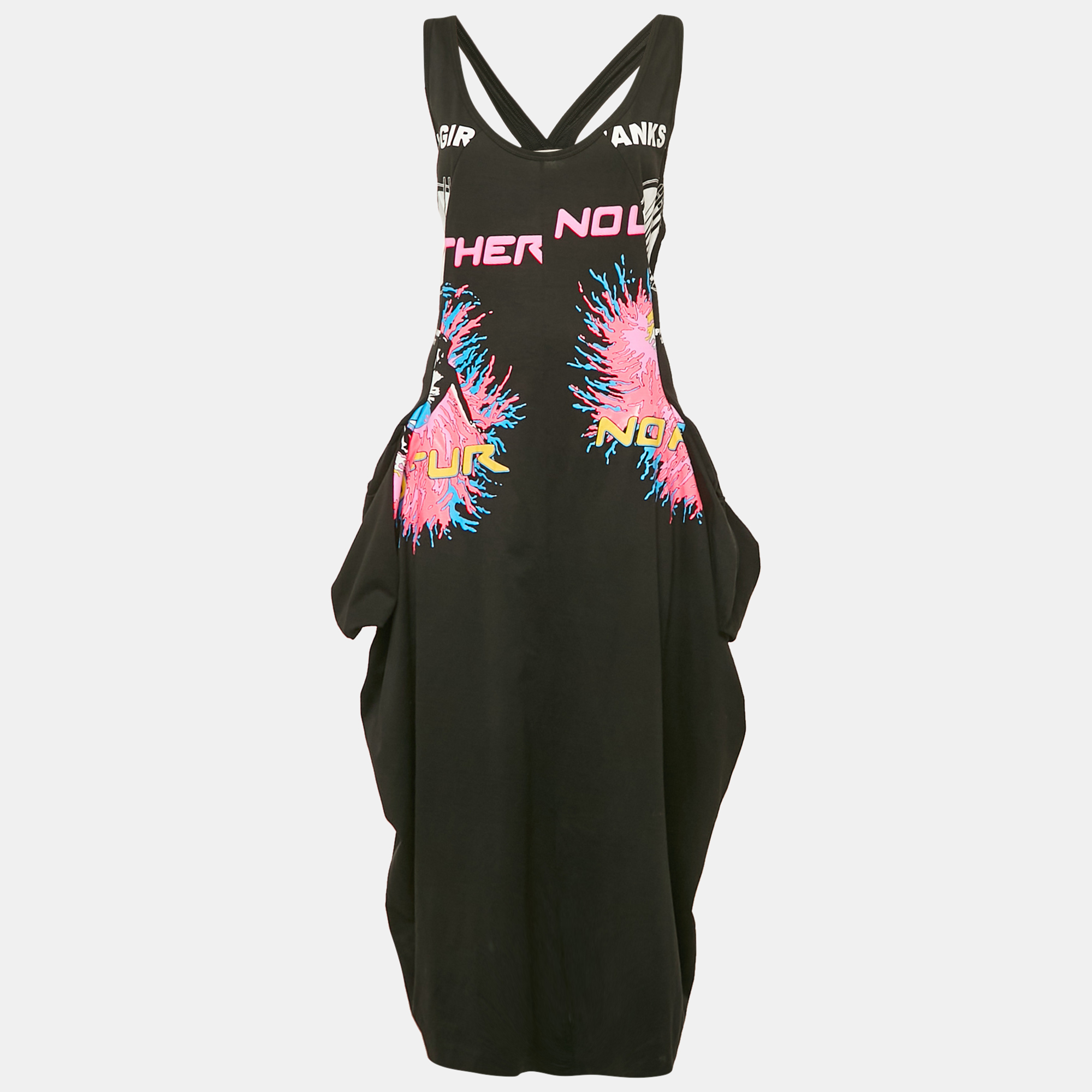 Stella McCartney Black Printed Jersey Olwen Cutout Sleeveless Midi Dress M
Stella McCartney Black Printed Jersey Olwen Cutout Sleeveless Midi Dress M