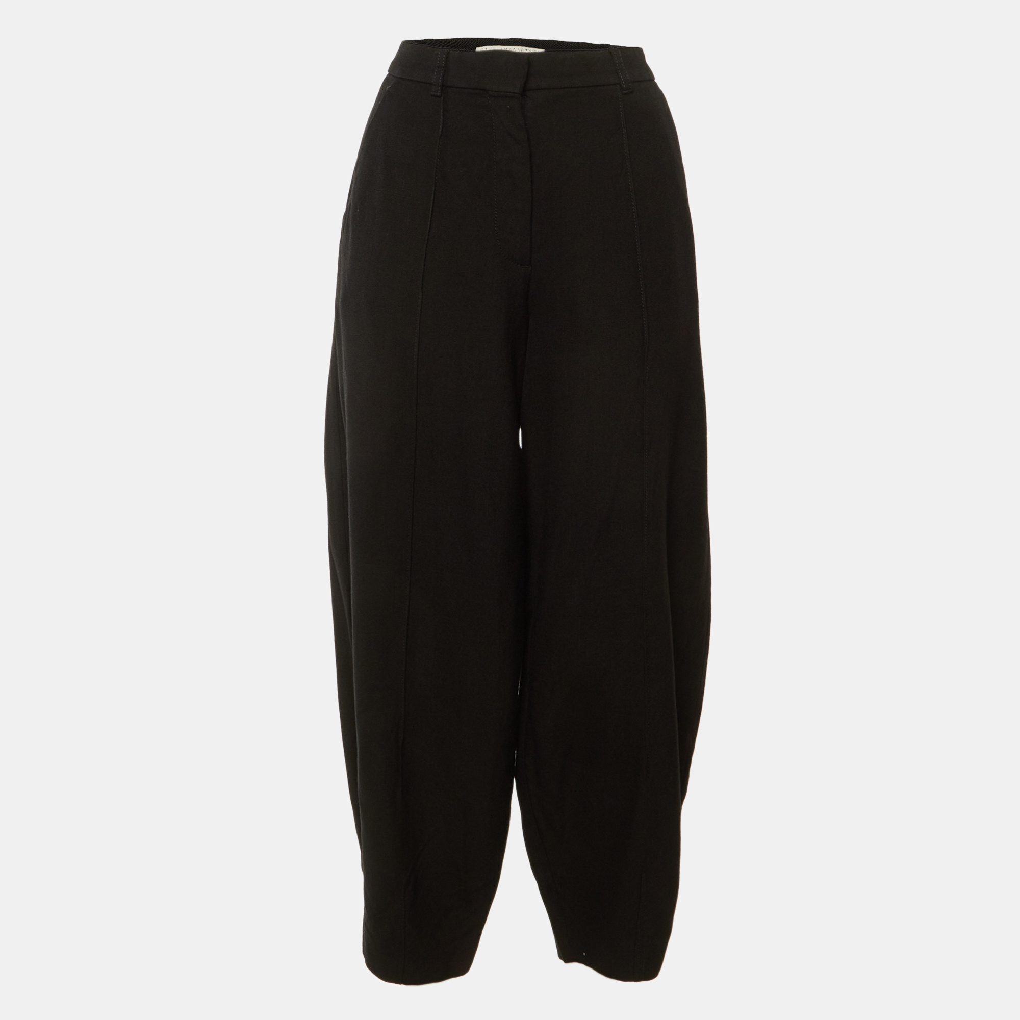 Stella McCartney Black Cady Tapered Trousers S
Stella McCartney Black Cady Tapered Trousers S