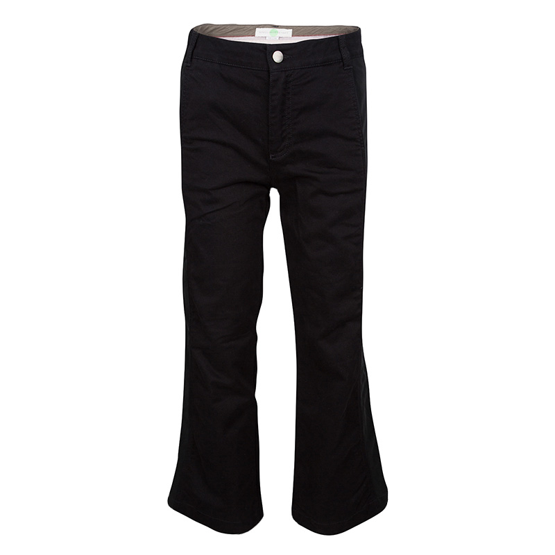 Image of Stella McCartney Black Side Panel Detail High Waist Jeans M