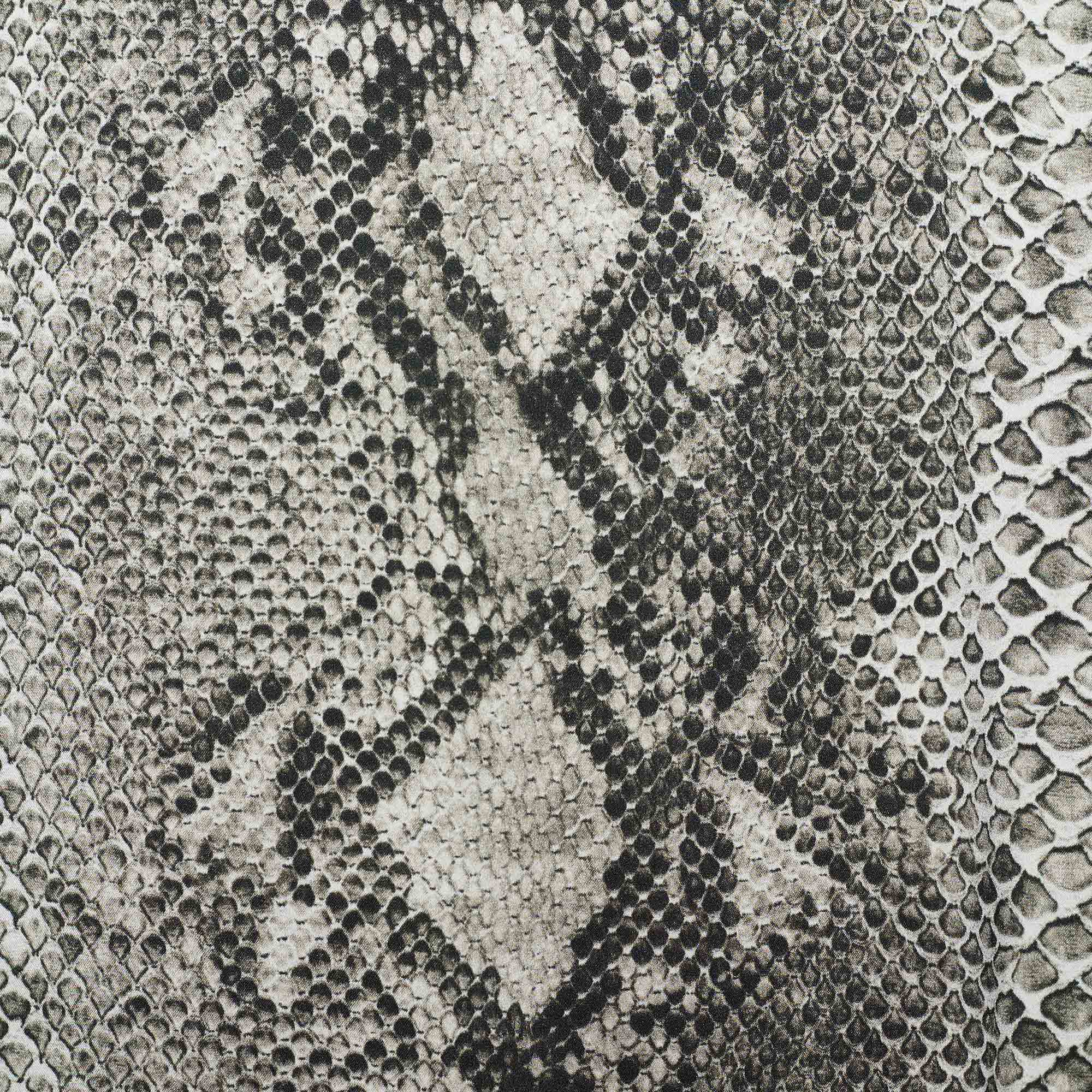 Stella McCartney Grey Snakeskin Print Silk Blouse M