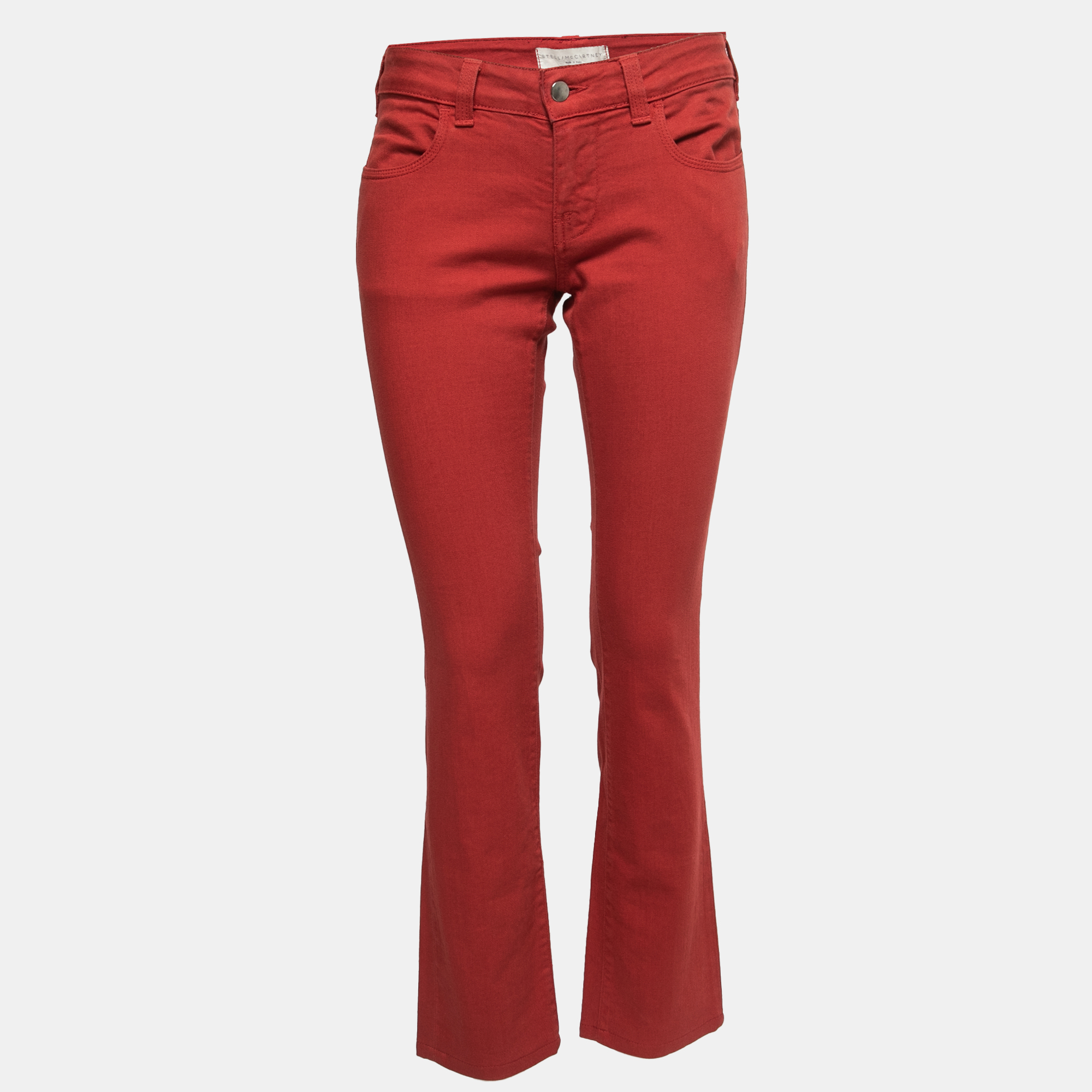 Stella McCartney Red Stretch Denim Jeans M Waist 29