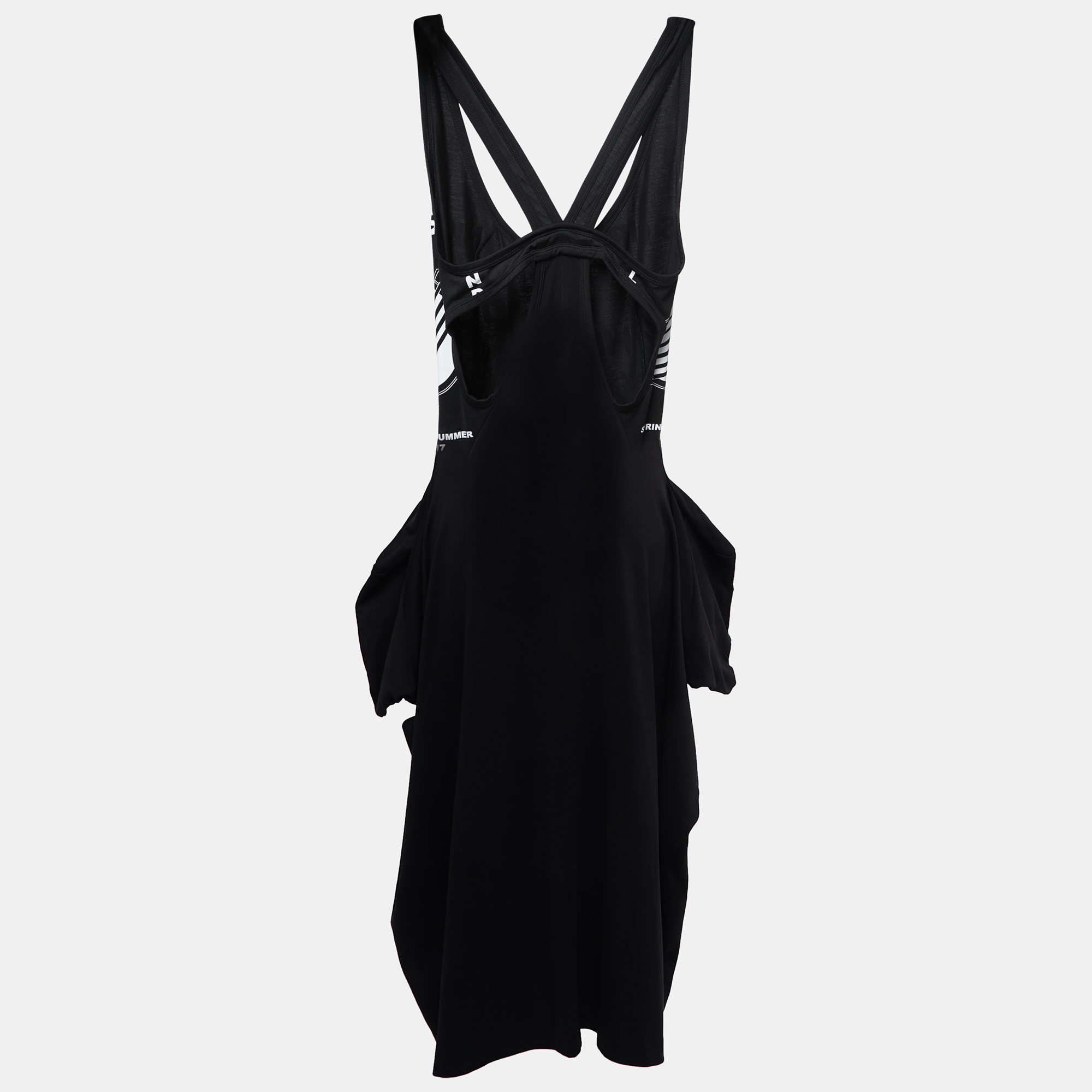 Stella McCartney Black Printed Cotton Jersey Olwen Cutout Sleeveless Dress
Stella McCartney Black Printed Cotton Jersey Olwen Cutout Sleeveless Dress