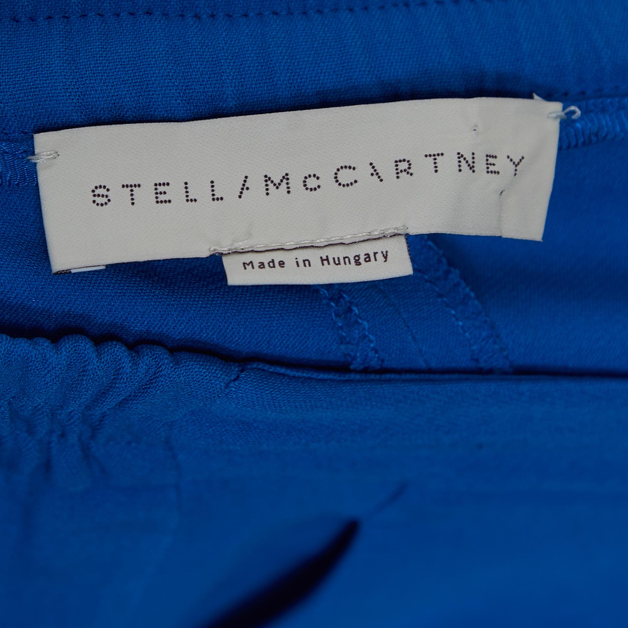 Stella McCartney Blue Crepe Joggers M