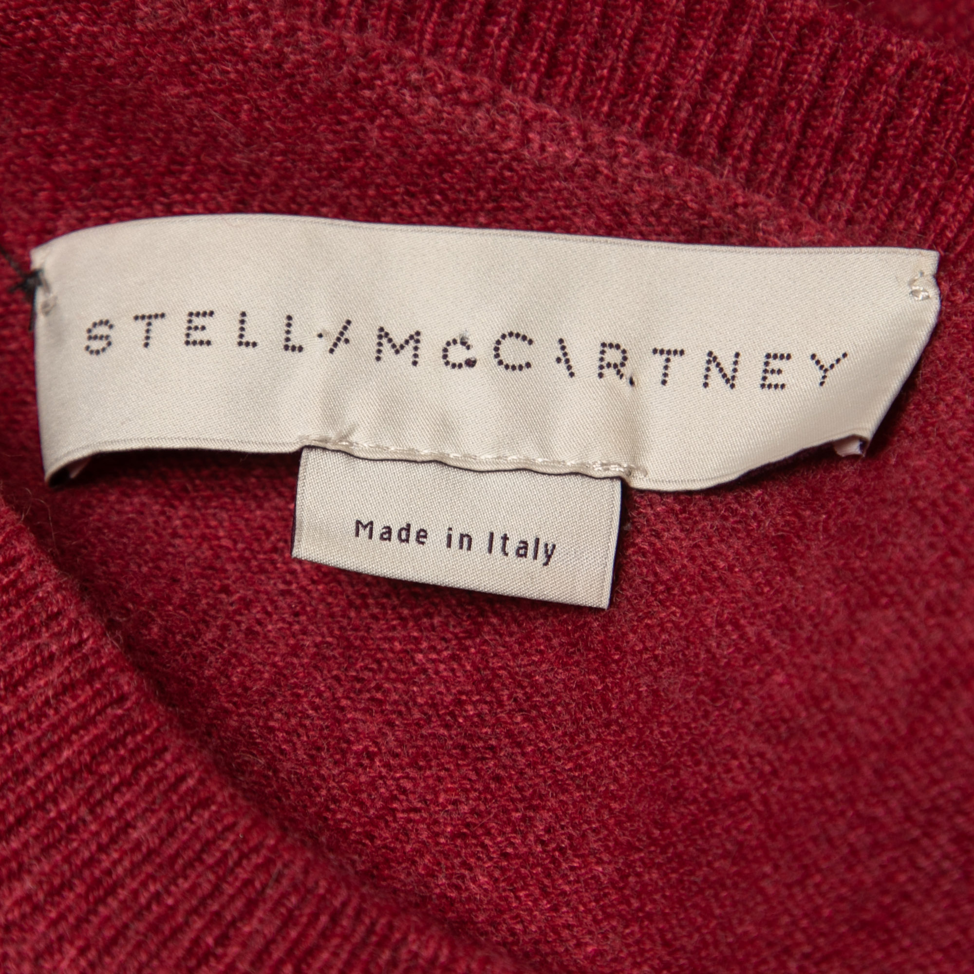 Stella McCartney Pink Colorblock Cashmere Sweater S