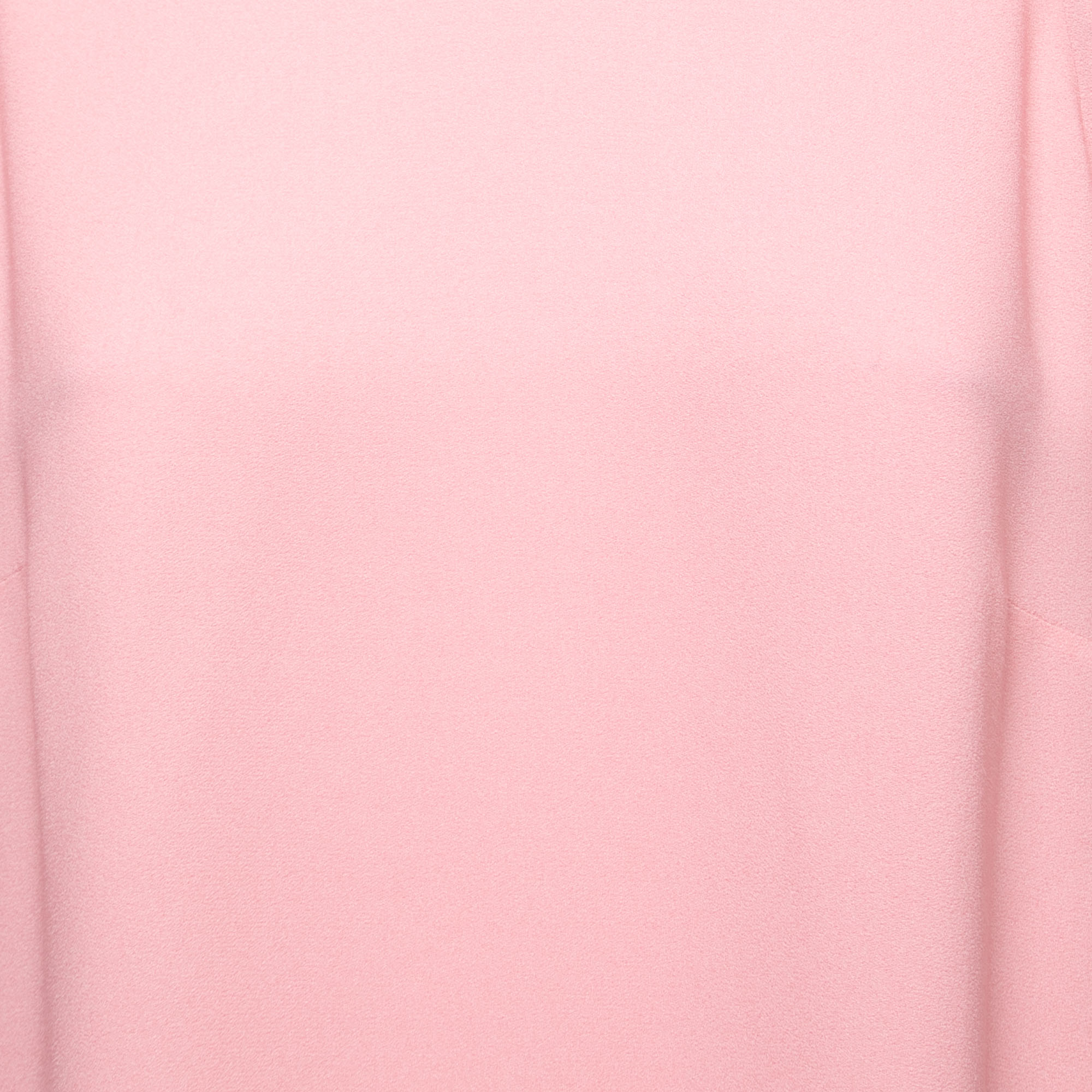 Stella McCartney Pink Crepe Slit Sleeve Detail Blouse L