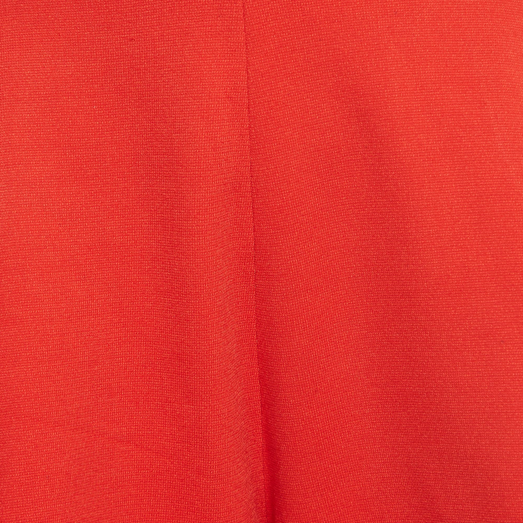 Stella McCartney Red Knit Elasticated High Waist Shorts XS