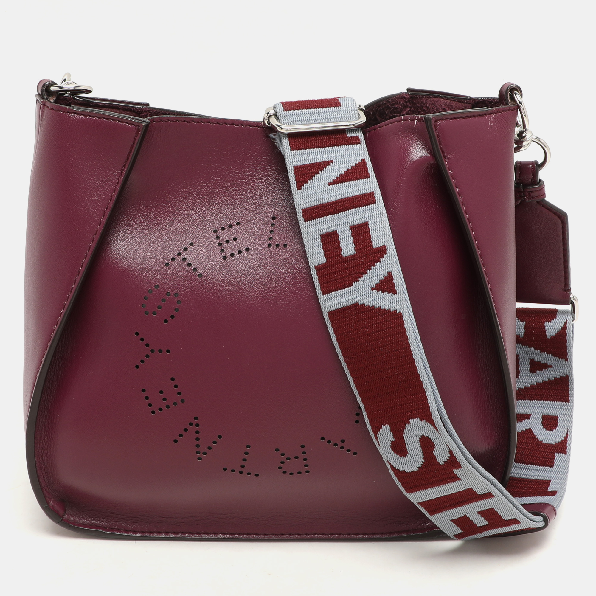 Stella McCartney Magenta Faux Leather Perforated Logo Shoulder Bag, Pink
Stella McCartney Magenta Faux Leather Perforated Logo Shoulder Bag, Pink