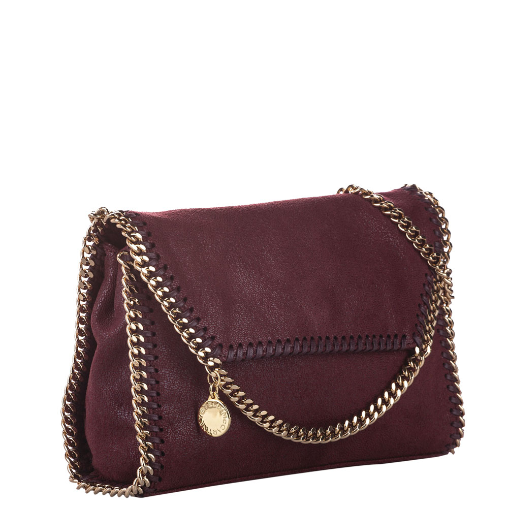 Stella McCartney Red Leather Falabella Crossbody Bag, Gold
Stella McCartney Red Leather Falabella Crossbody Bag, Gold