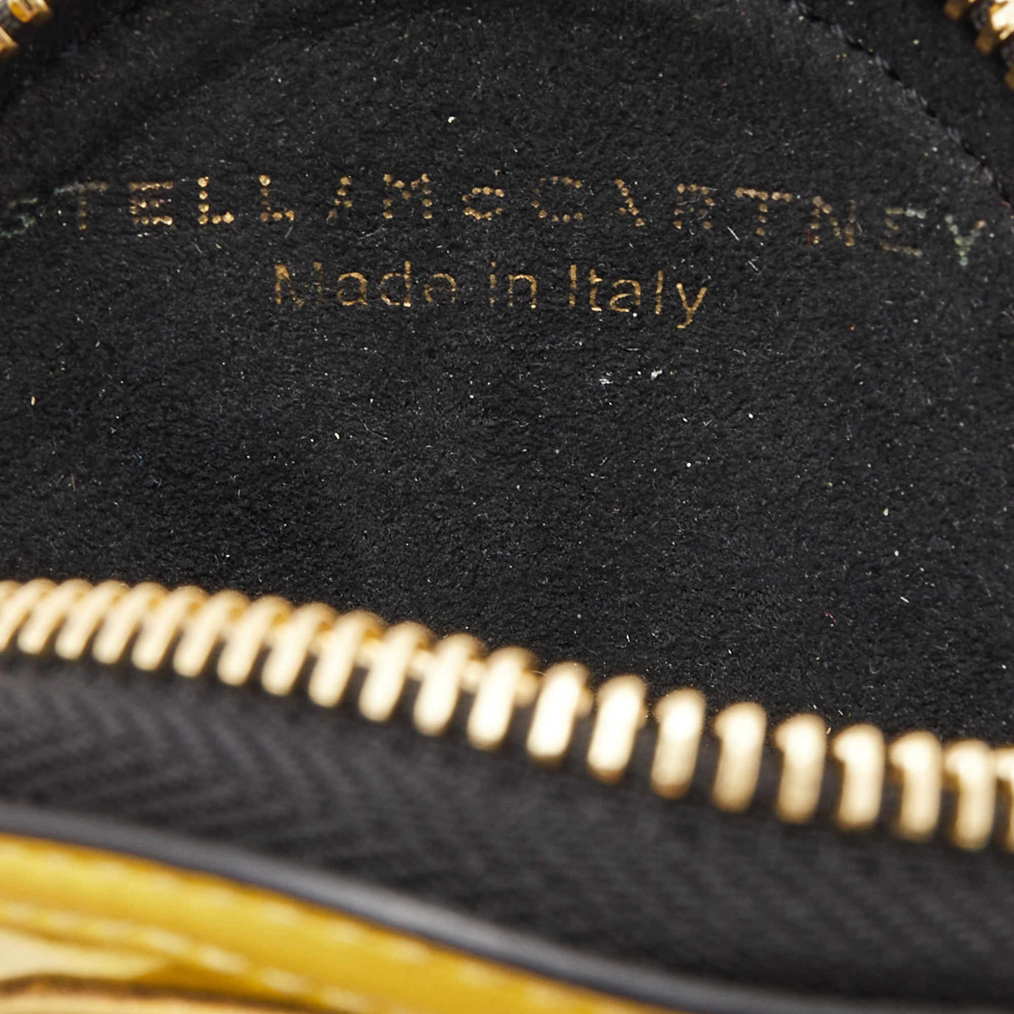 Stella McCartney Multicolor Faux Snakeskin And Leather Superhero Coin Purse