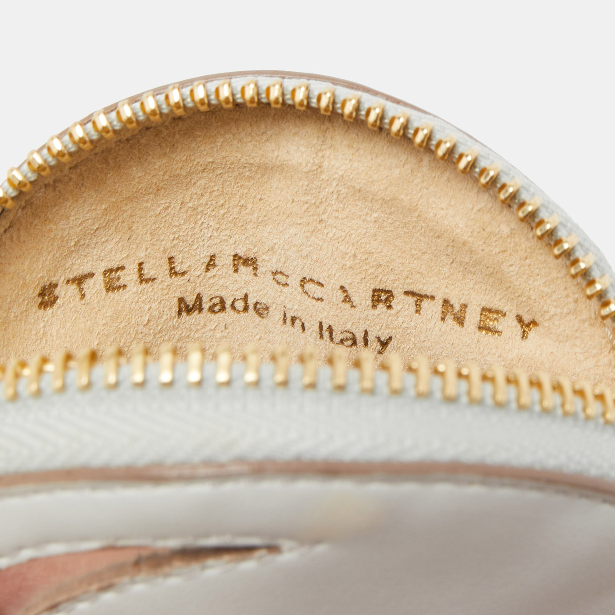 Stella McCartney Multicolor Faux Leather Glitter Superhero Coin Purse