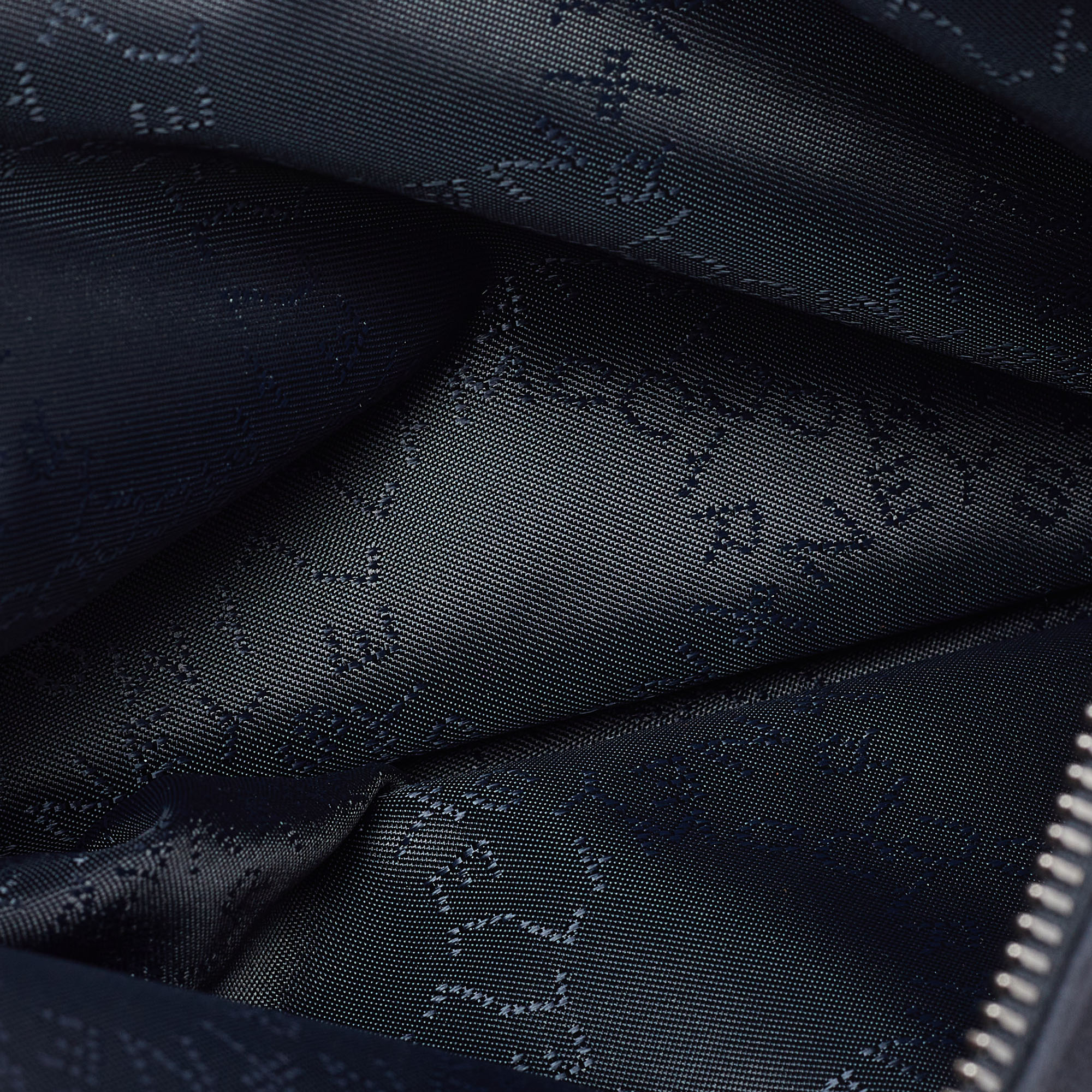 Stella McCartney Black Faux Leather Studded Embellished Foldover Clutch