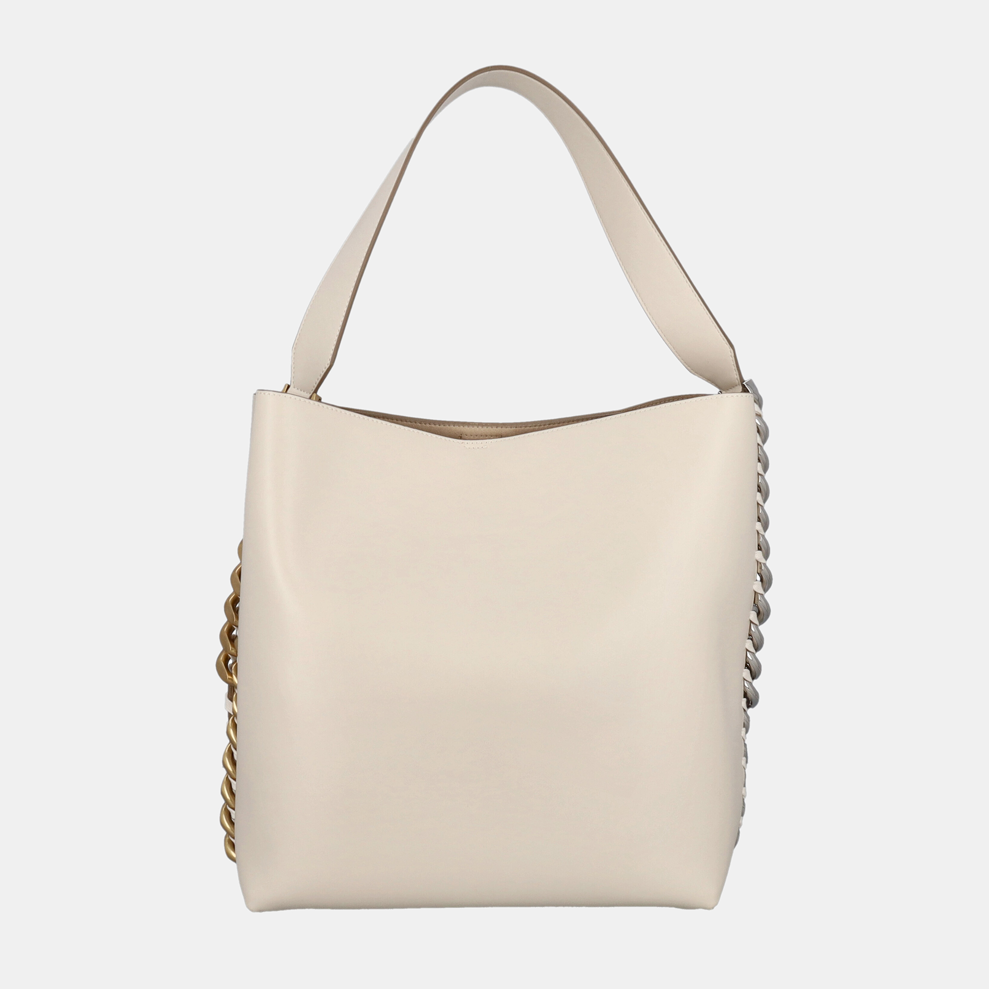 Stella Mccartney  Women's Synthetic Fibers Shoulder Bag - Ecru - One Size