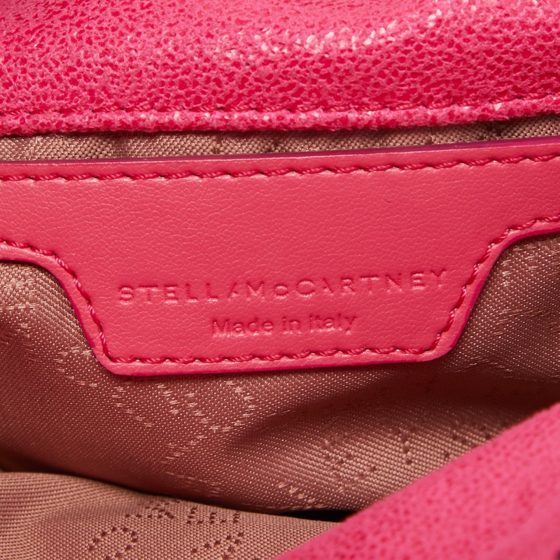 Stella McCartney Pink Faux Suede Tiny Falabella Tote