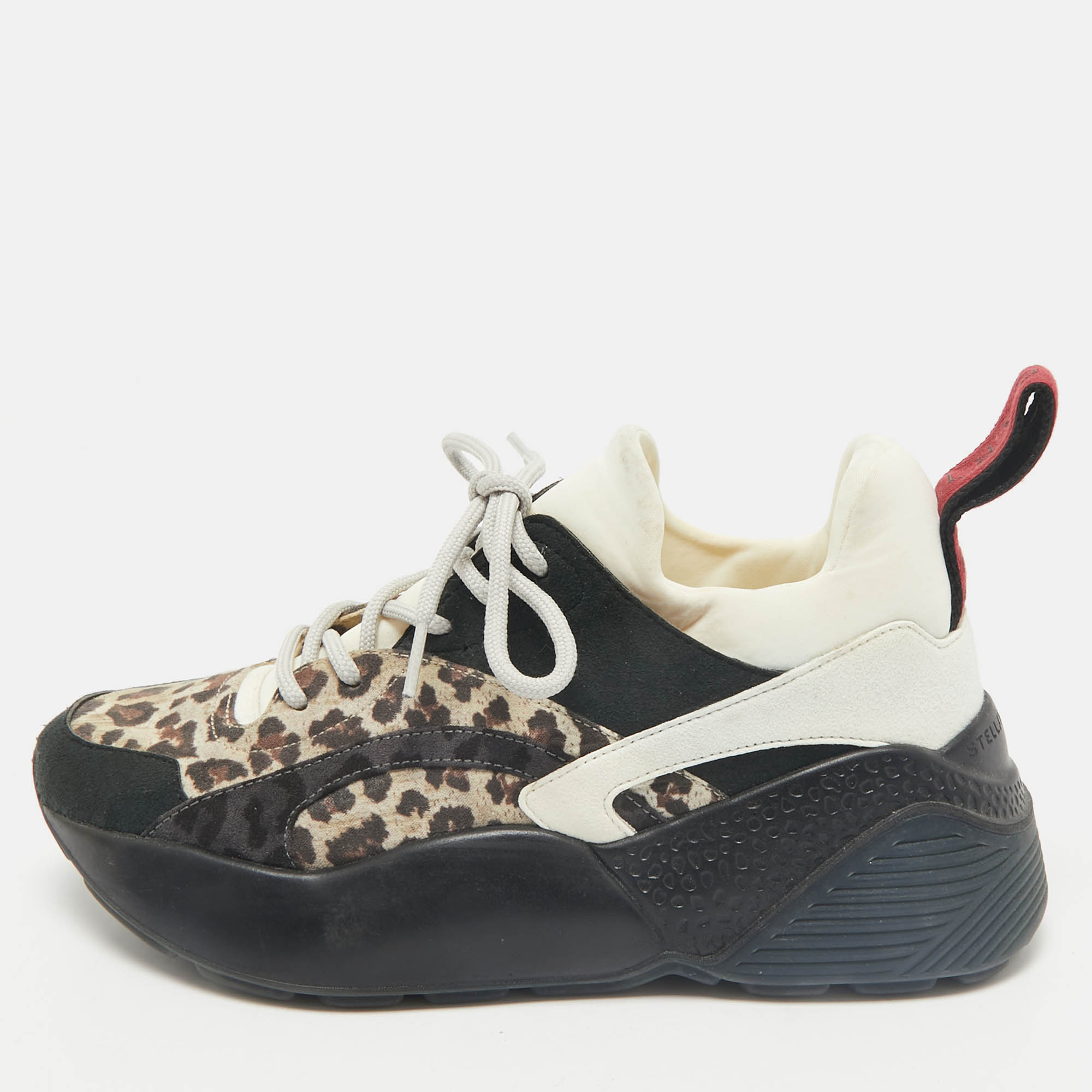 Stella McCartney Multicolor Faux Leather and Faux Suede Eclypse Low Top Sneakers Size
Stella McCartney Multicolor Faux Leather and Faux Suede Eclypse Low Top Sneakers Size