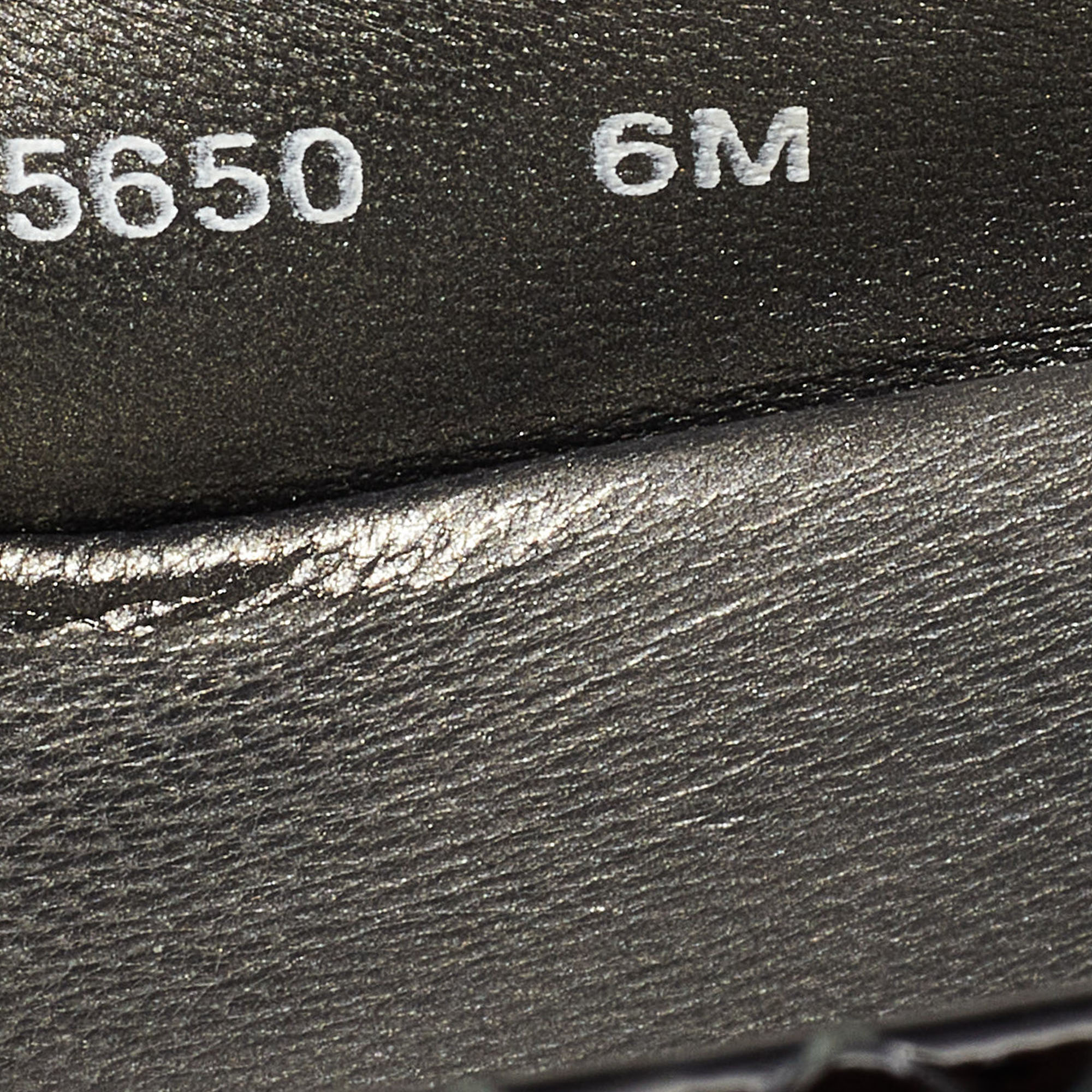 Stuart Weitzman Black Python Embossed Leather Peep Toe Pumps Size 36.5