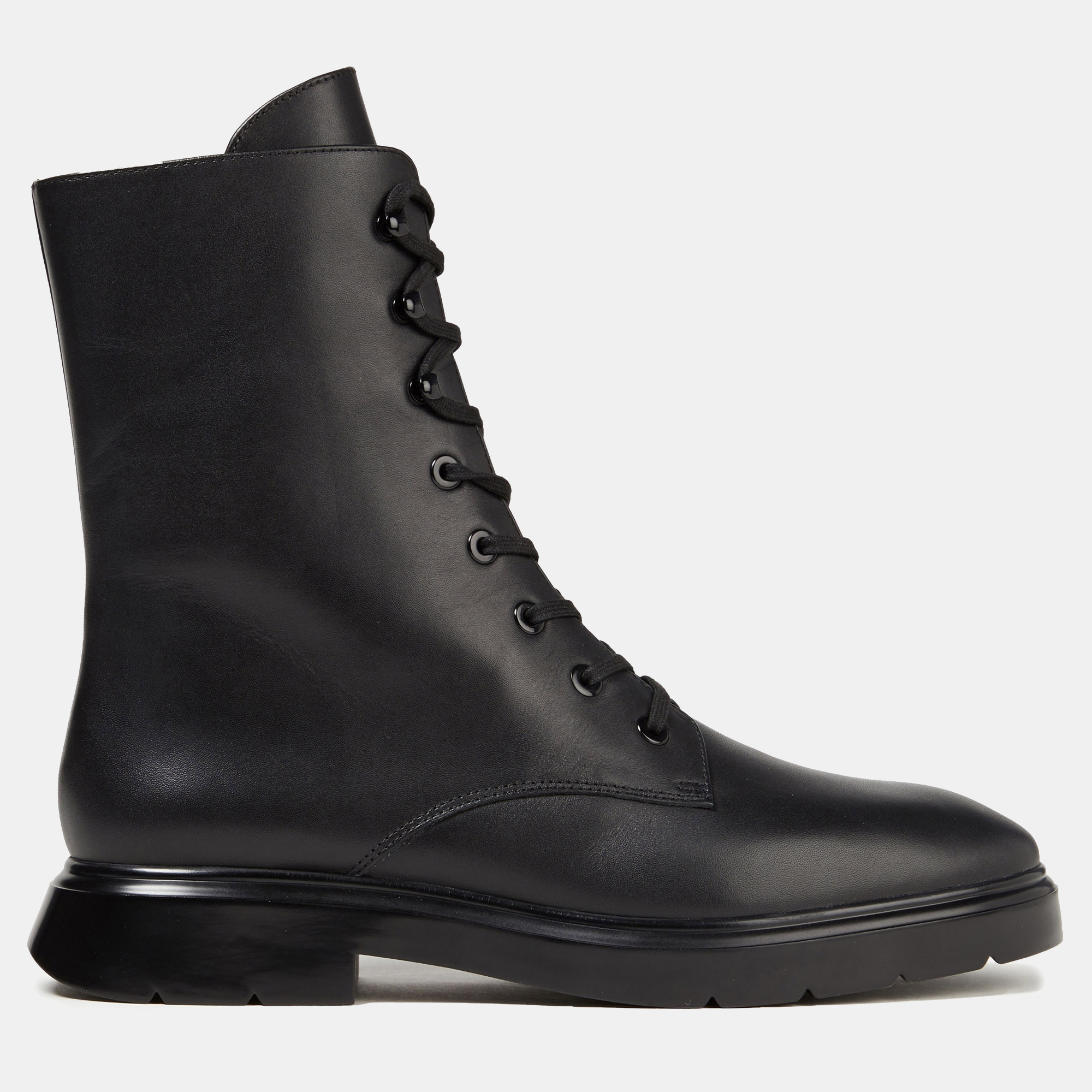 Stuart weitzman black leather ankle boots 40