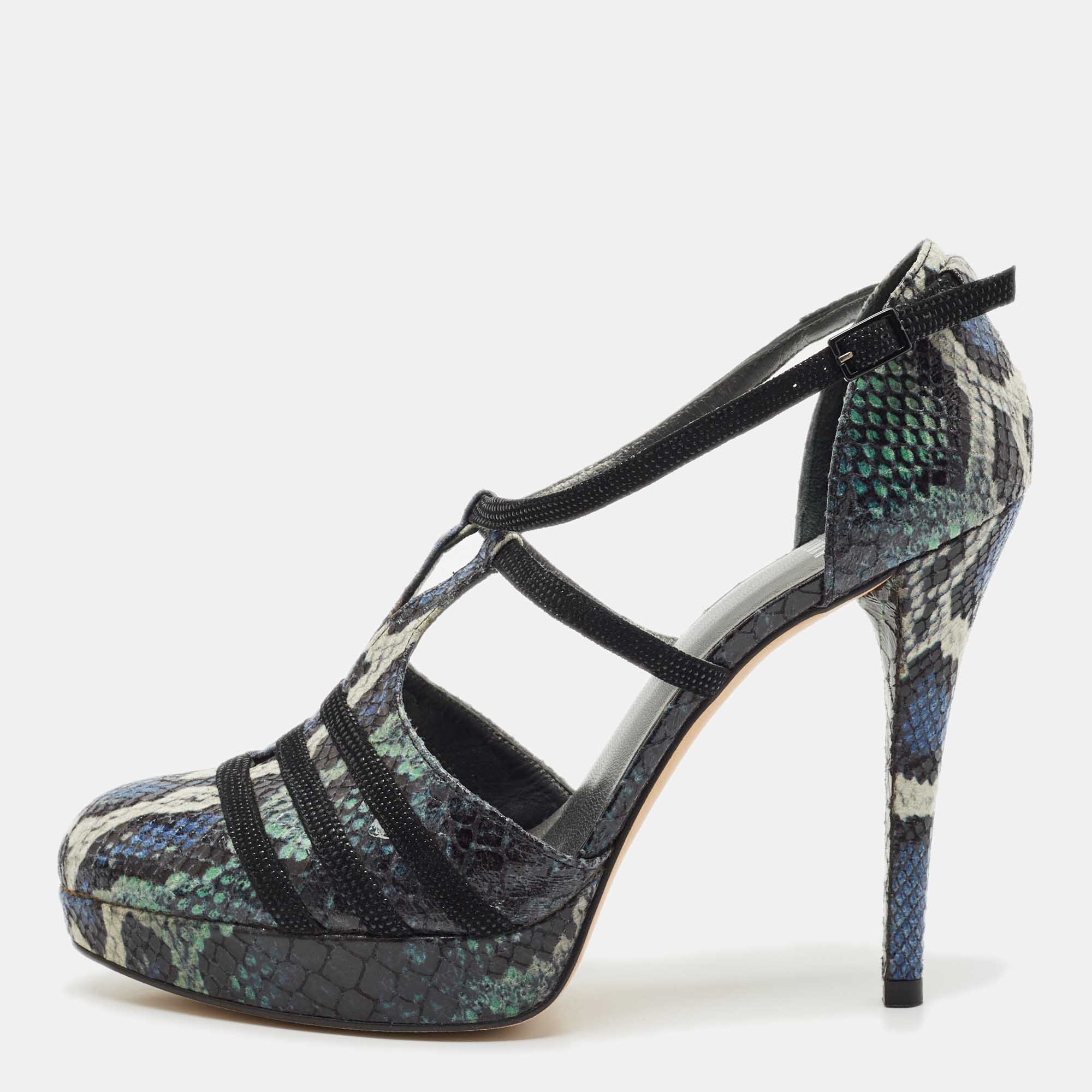 Stuart Weitzman Multicolor Python Embossed Leather Mary Jane Pumps Size
Stuart Weitzman Multicolor Python Embossed Leather Mary Jane Pumps Size