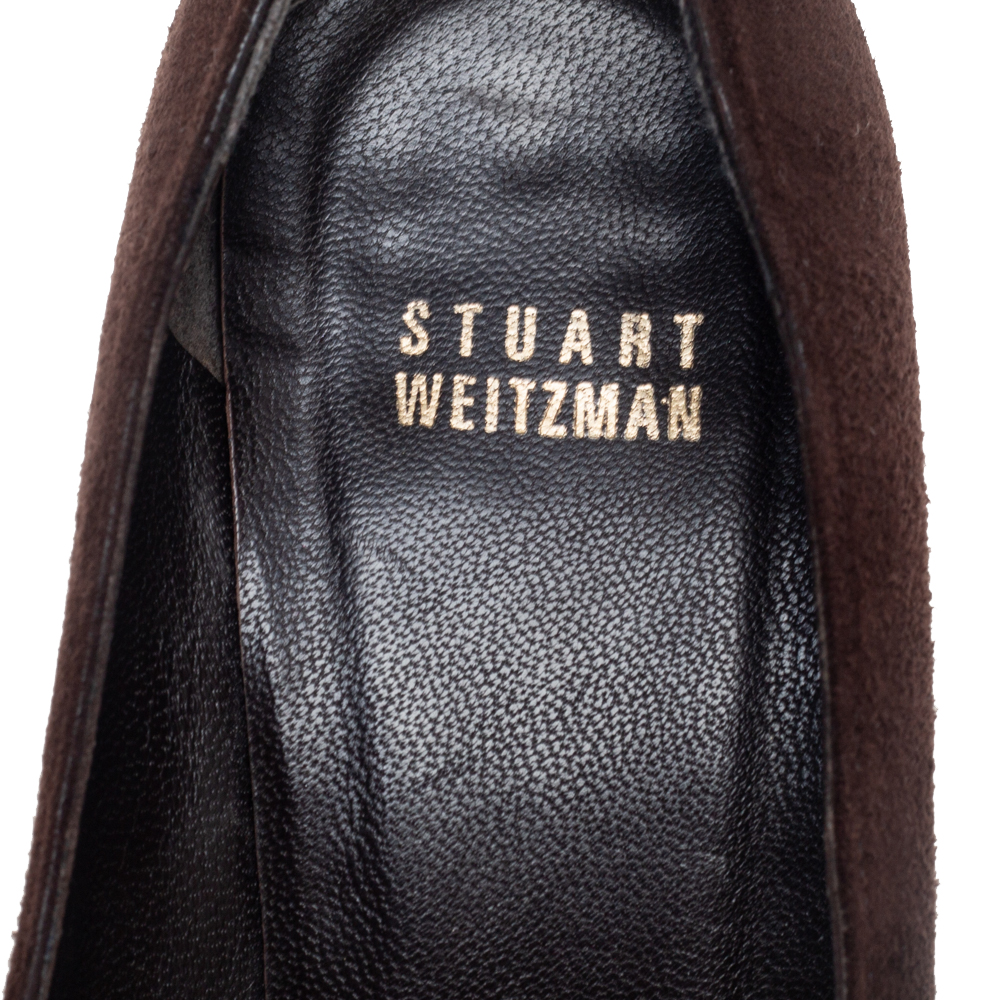 Stuart Weitzman Brown Suede Pumps Size 36.5