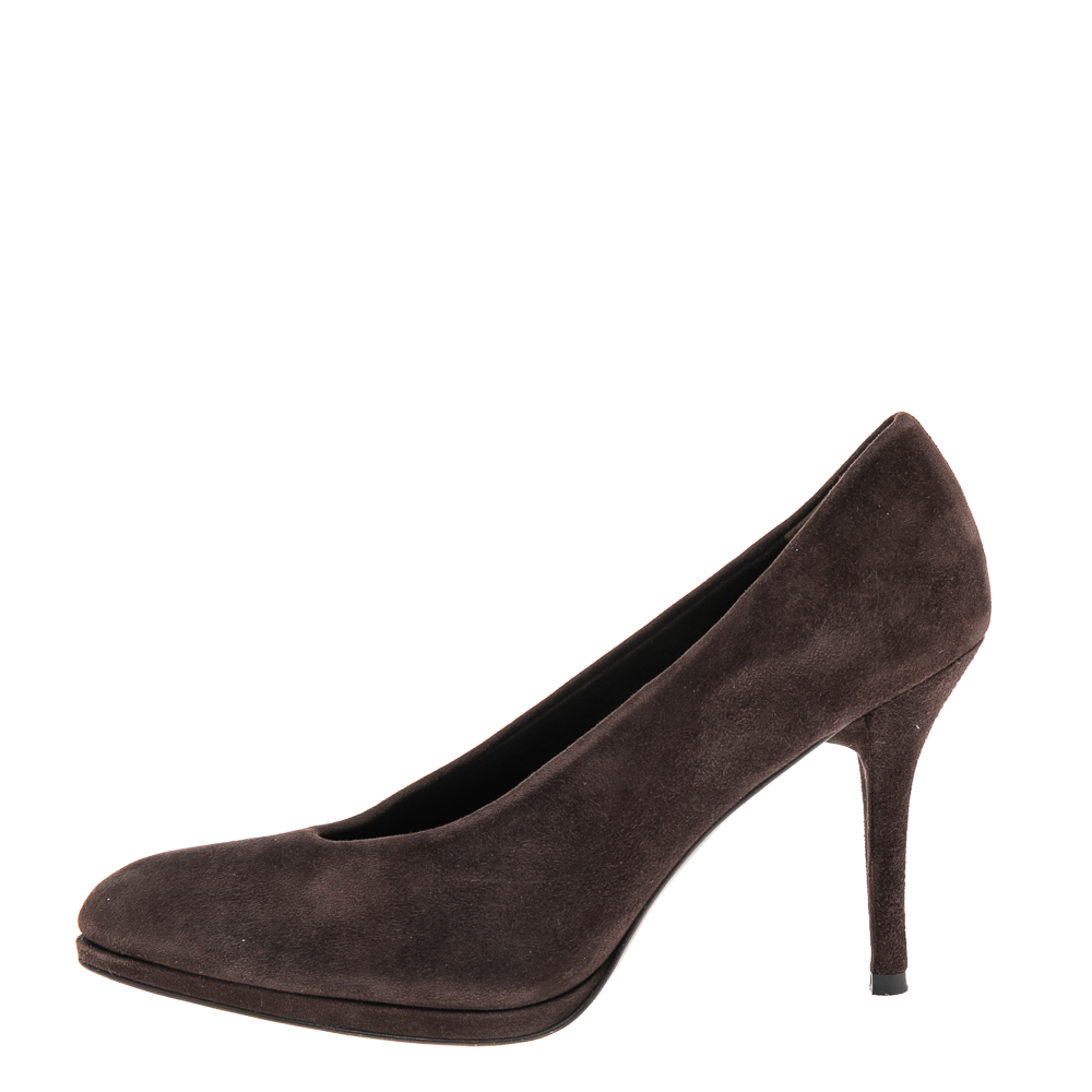 Stuart Weitzman Brown Suede Pumps Size 38