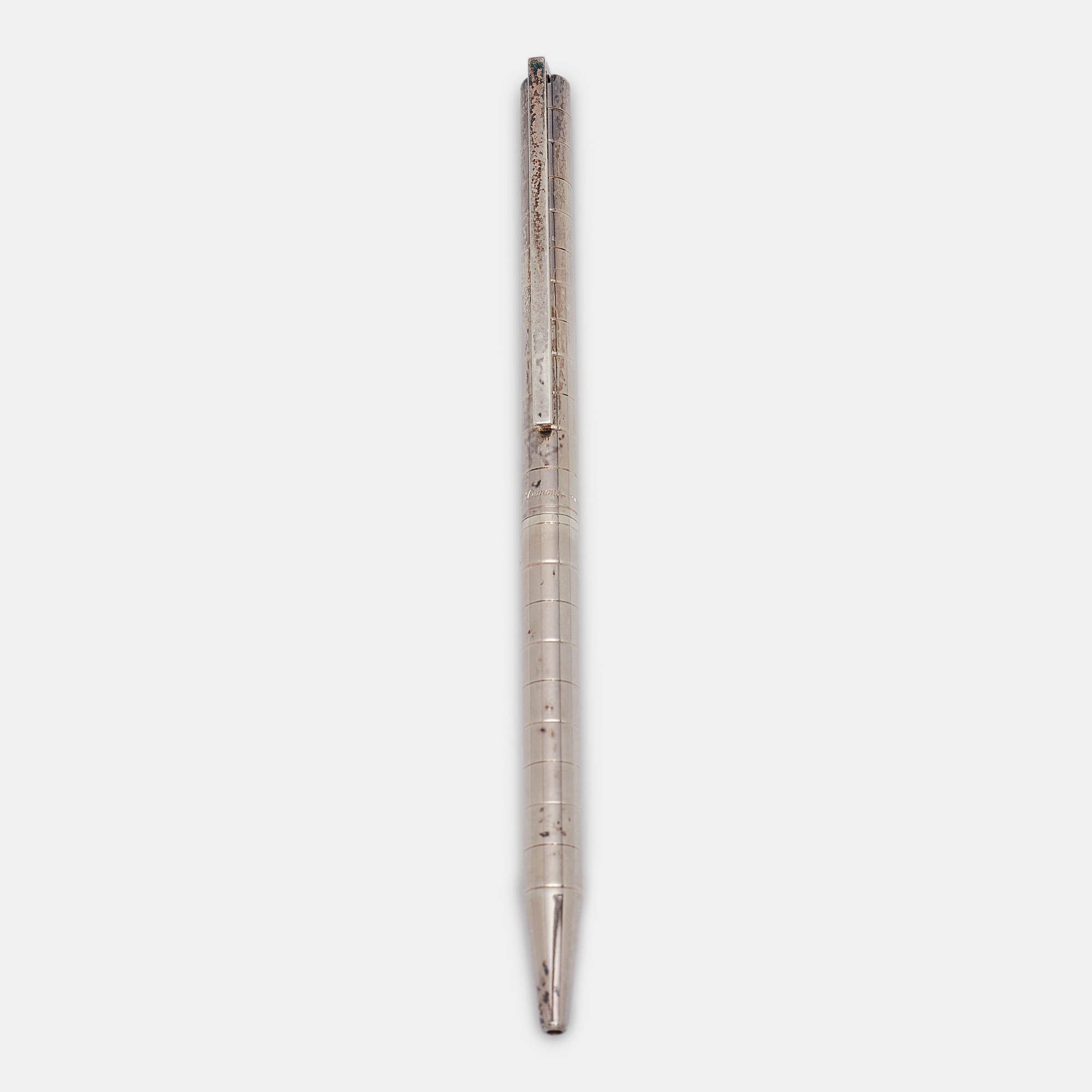 S.T. Dupont Silver Tone Ballpoint Pen